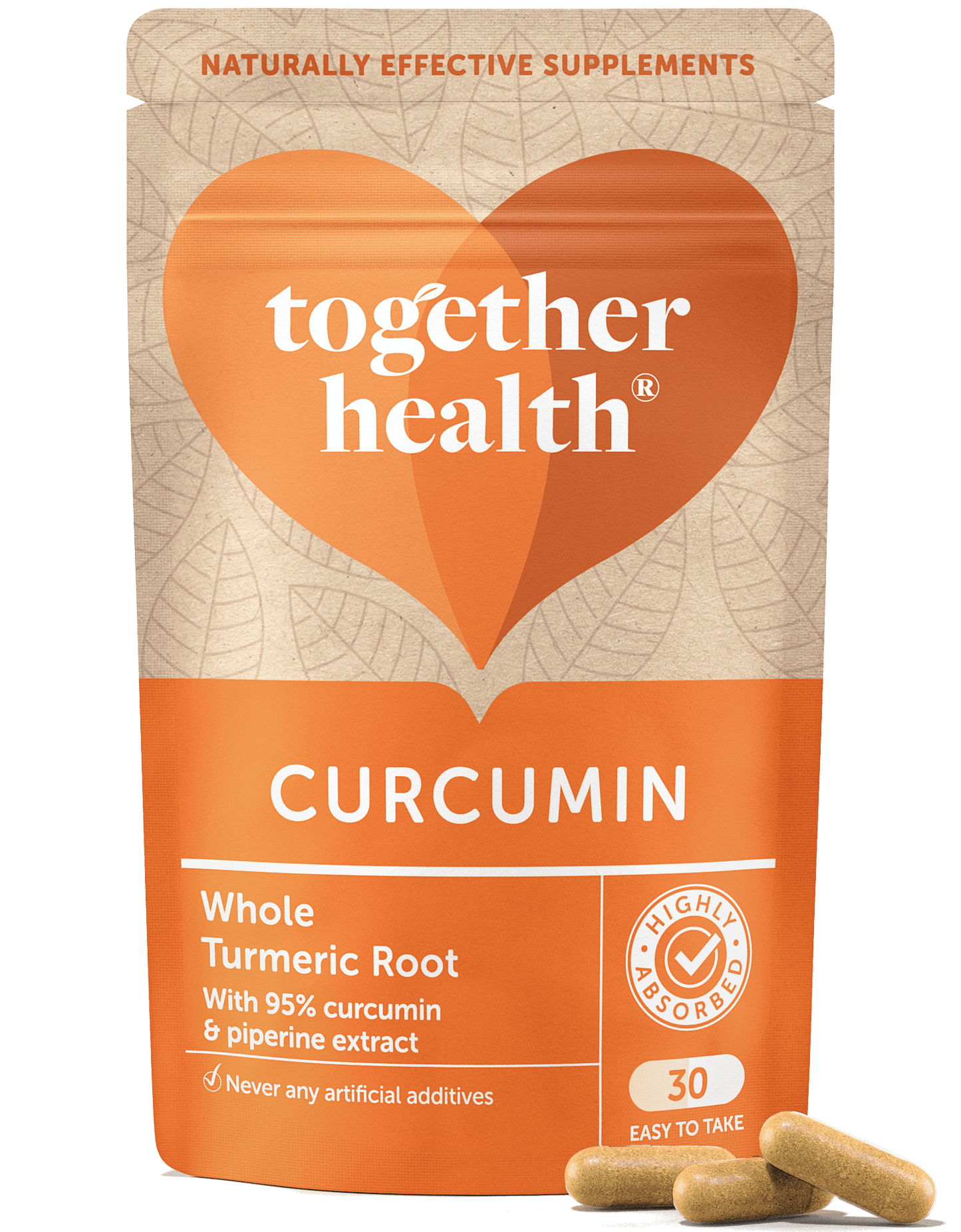 Curcumin – Turmeric Supplement – 30 Capsules