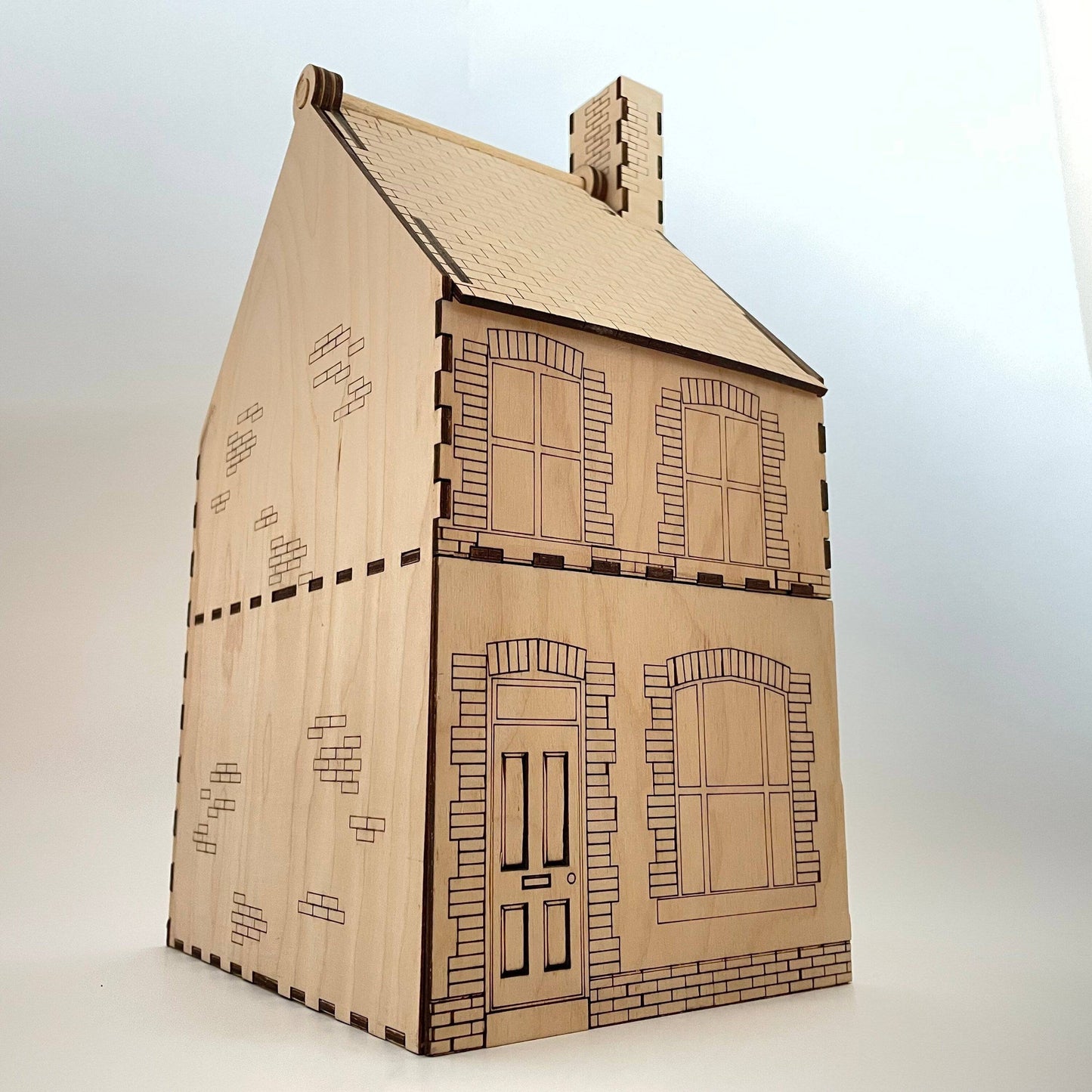 19th Century Terraced House - Flatpack Model Kit By Curious Rabbit ®