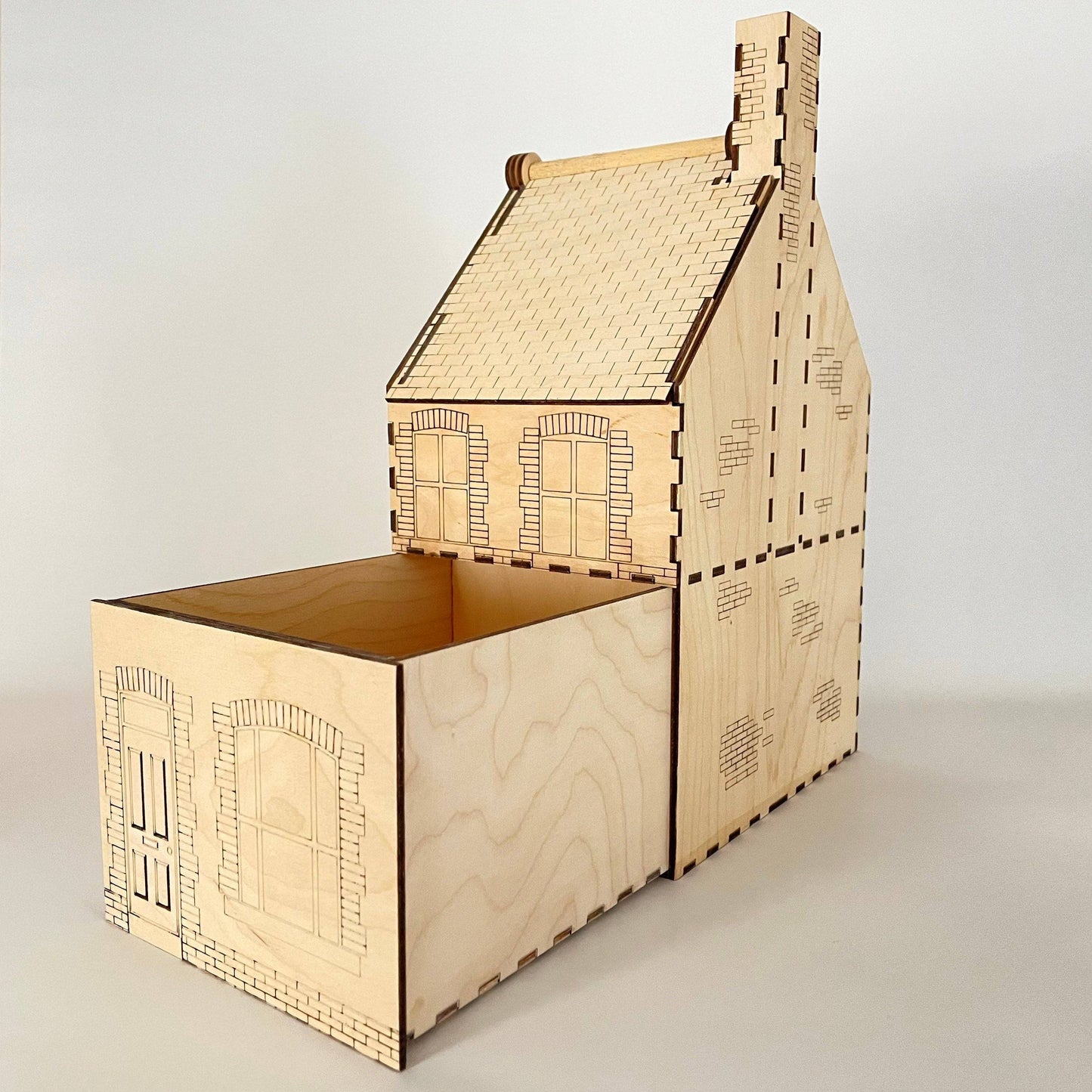 19th Century Terraced House - Pre-Built Model By Curious Rabbit ®