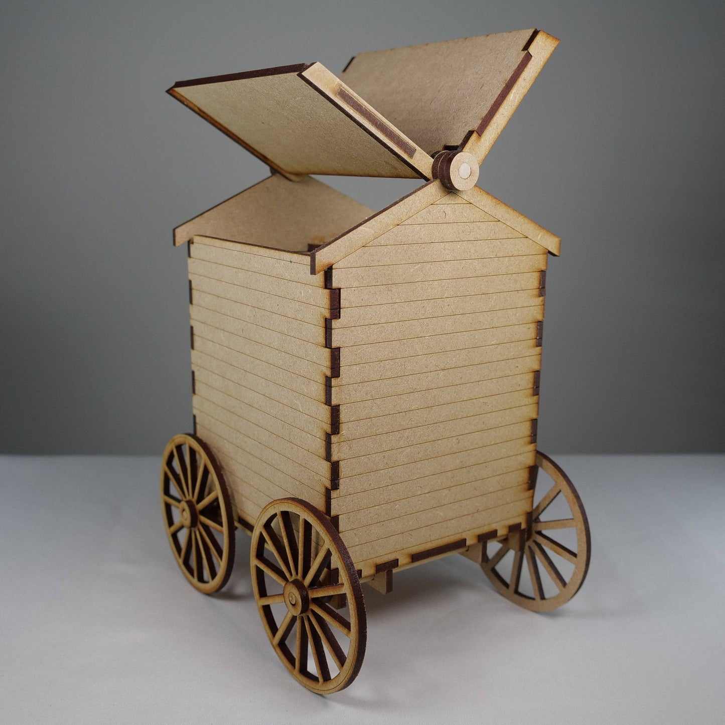 Bathing Hut - Flatpack Model Kit by Curious Rabbit ®