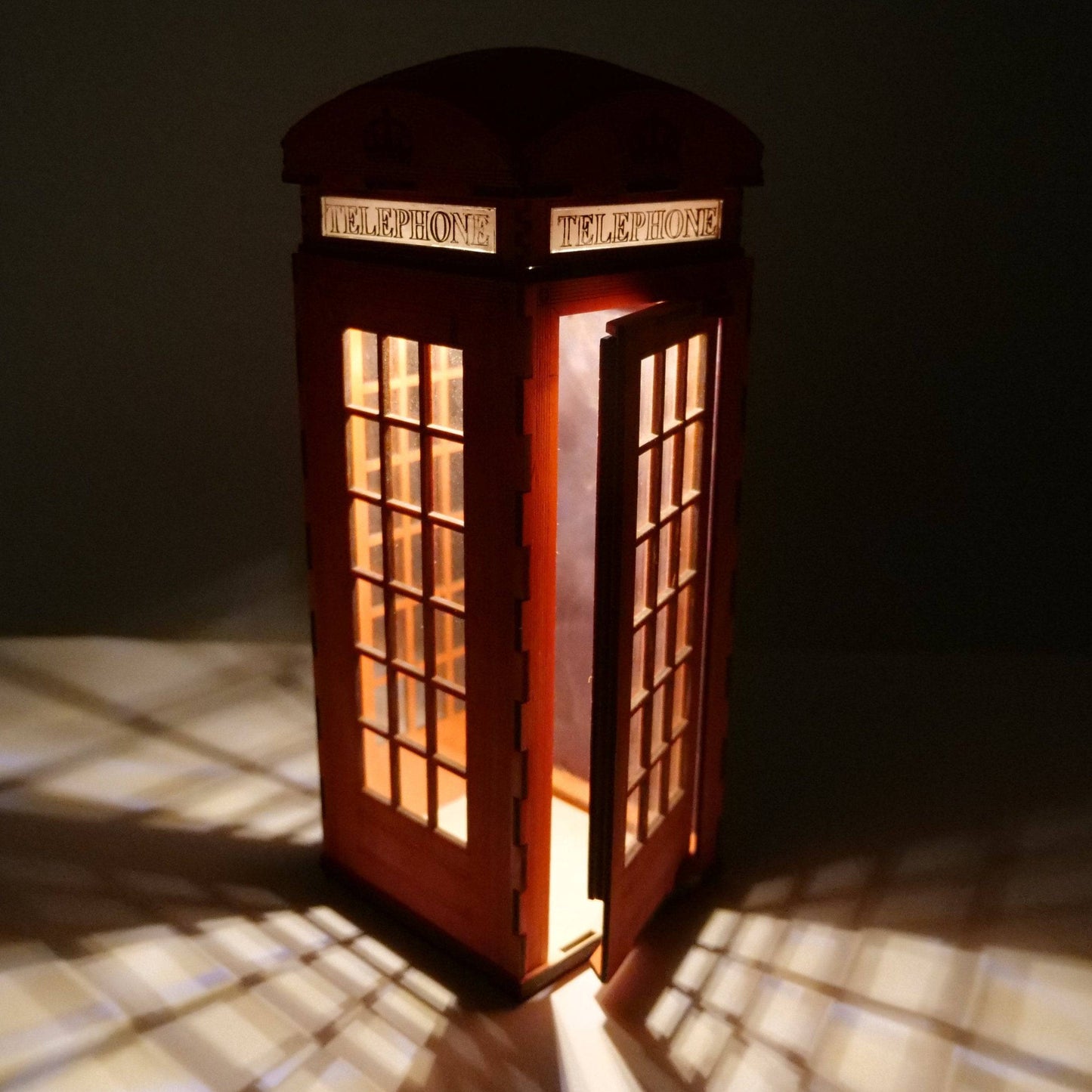 Telephone Box Lamp - Pre-Built Model by Curious Rabbit ®