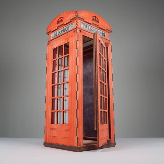 Telephone Box Lamp - Pre-Built Model by Curious Rabbit ®