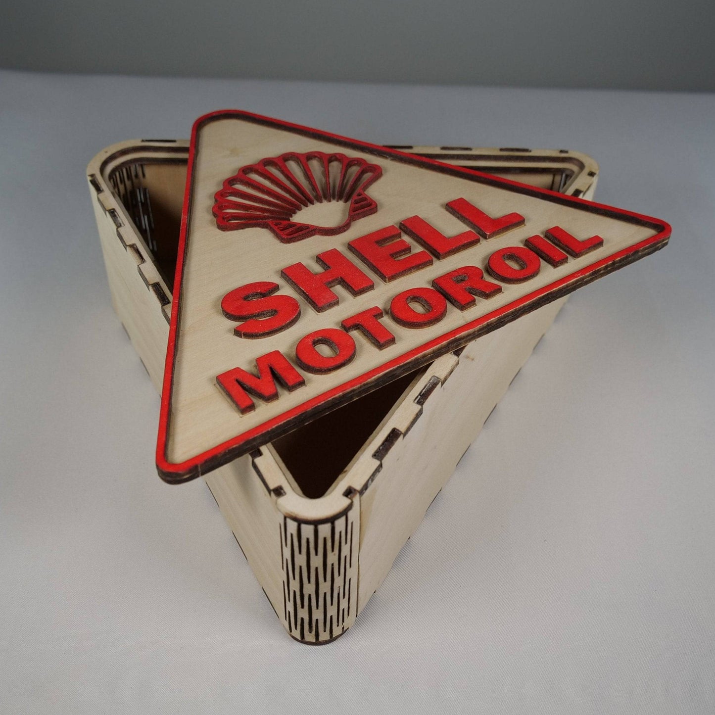 Shell Oil Box - Flatpack Model Kit by Curious Rabbit ®