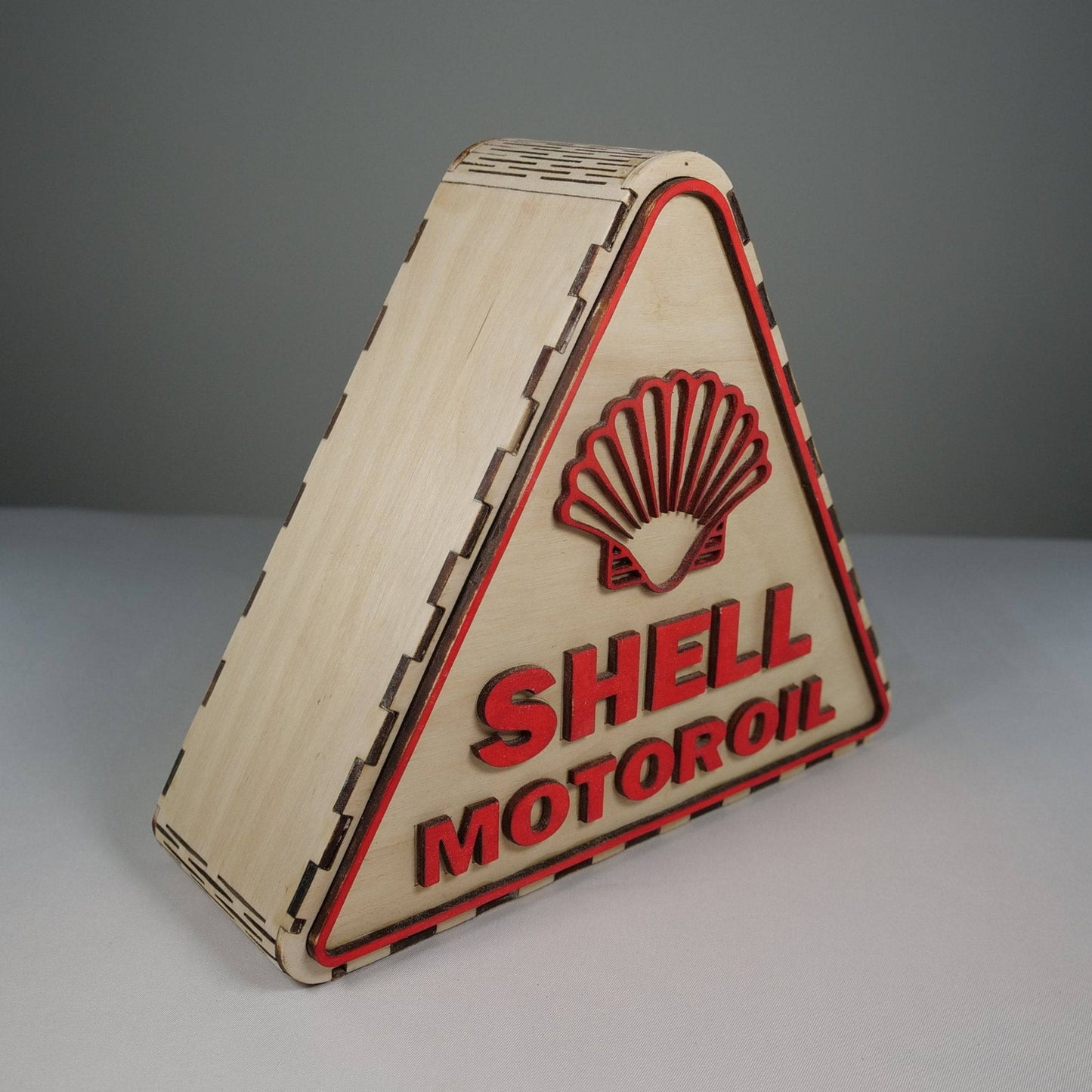 Shell Oil Box - Flatpack Model Kit by Curious Rabbit ®