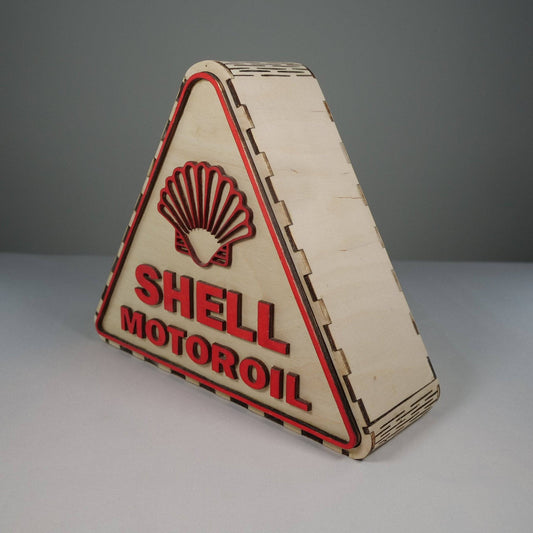 Shell Oil Box - Flatpack Model Kit by Curious Rabbit ®