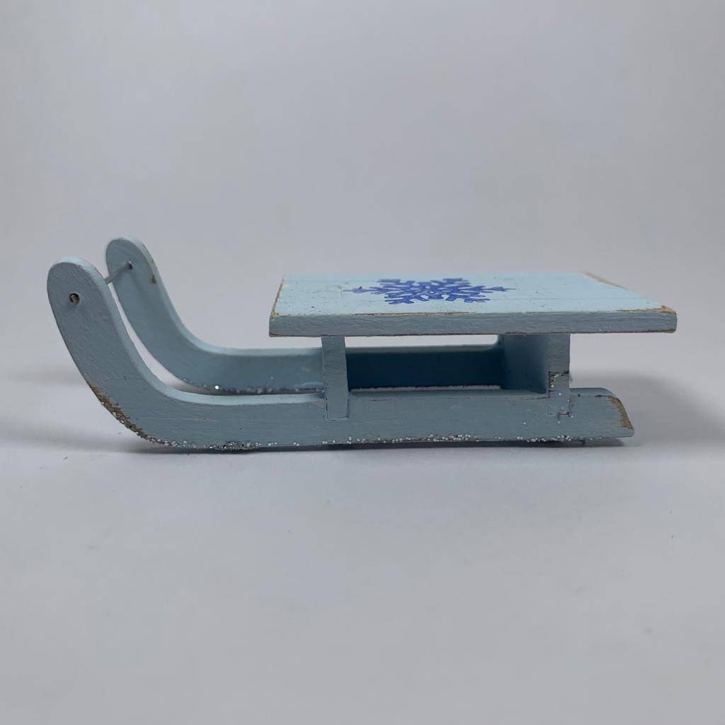 Winter Sledge Bauble - Handmade Ornament by Curious Rabbit ®