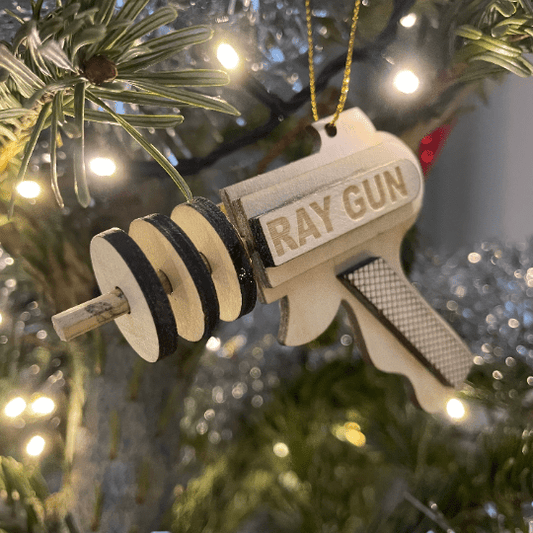 Ray Gun Bauble - Handmade Ornament By Curious Rabbit ®