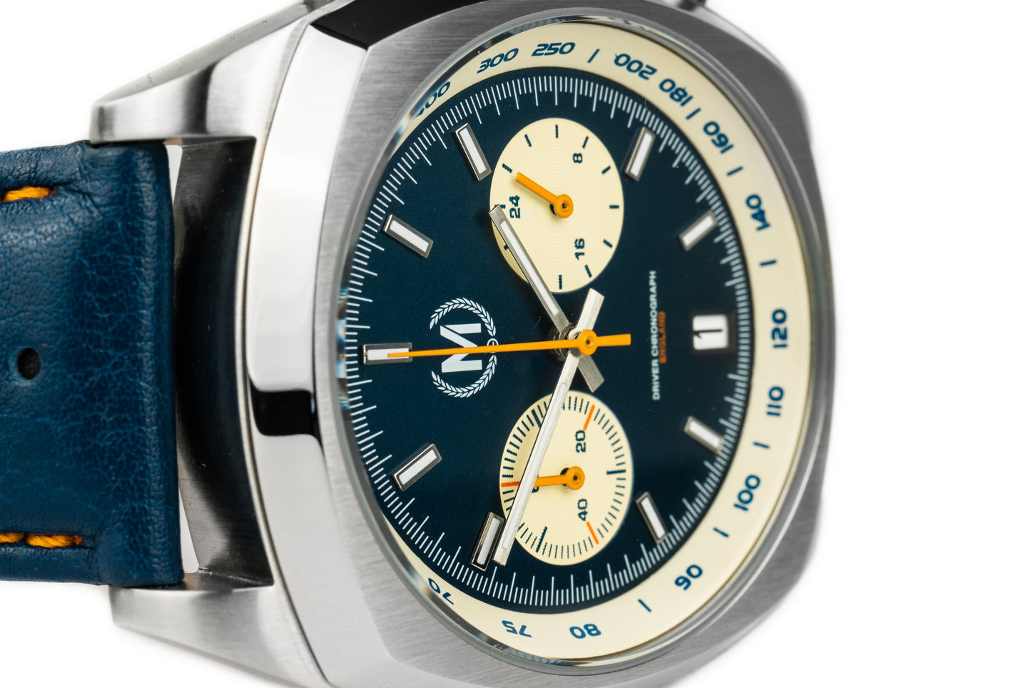 Driver Chronograph MKII Quartz, Blue Reverse Panda (PRE-ORDER NOW)