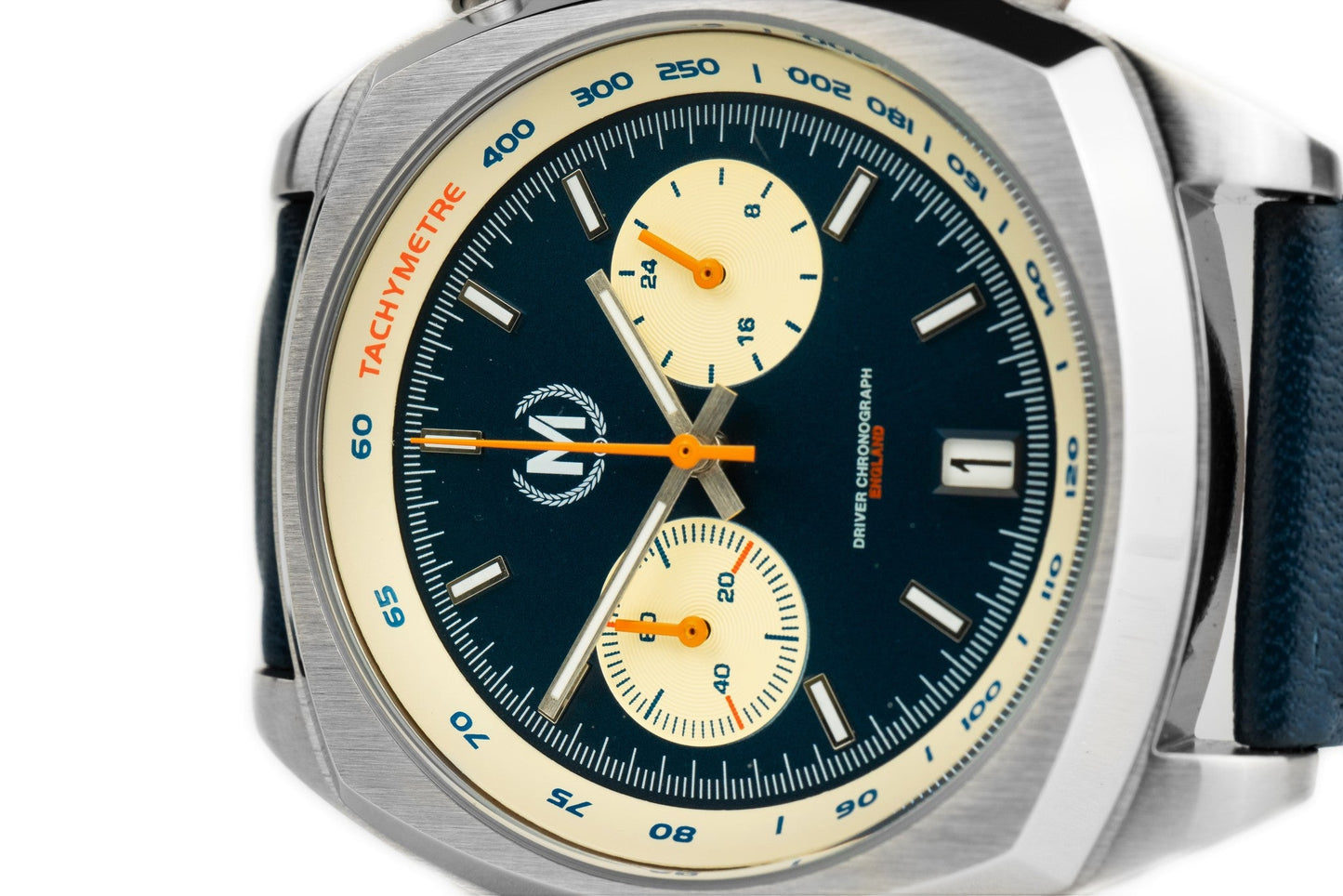 Driver Chronograph MKII Quartz, Blue Reverse Panda (PRE-ORDER NOW)