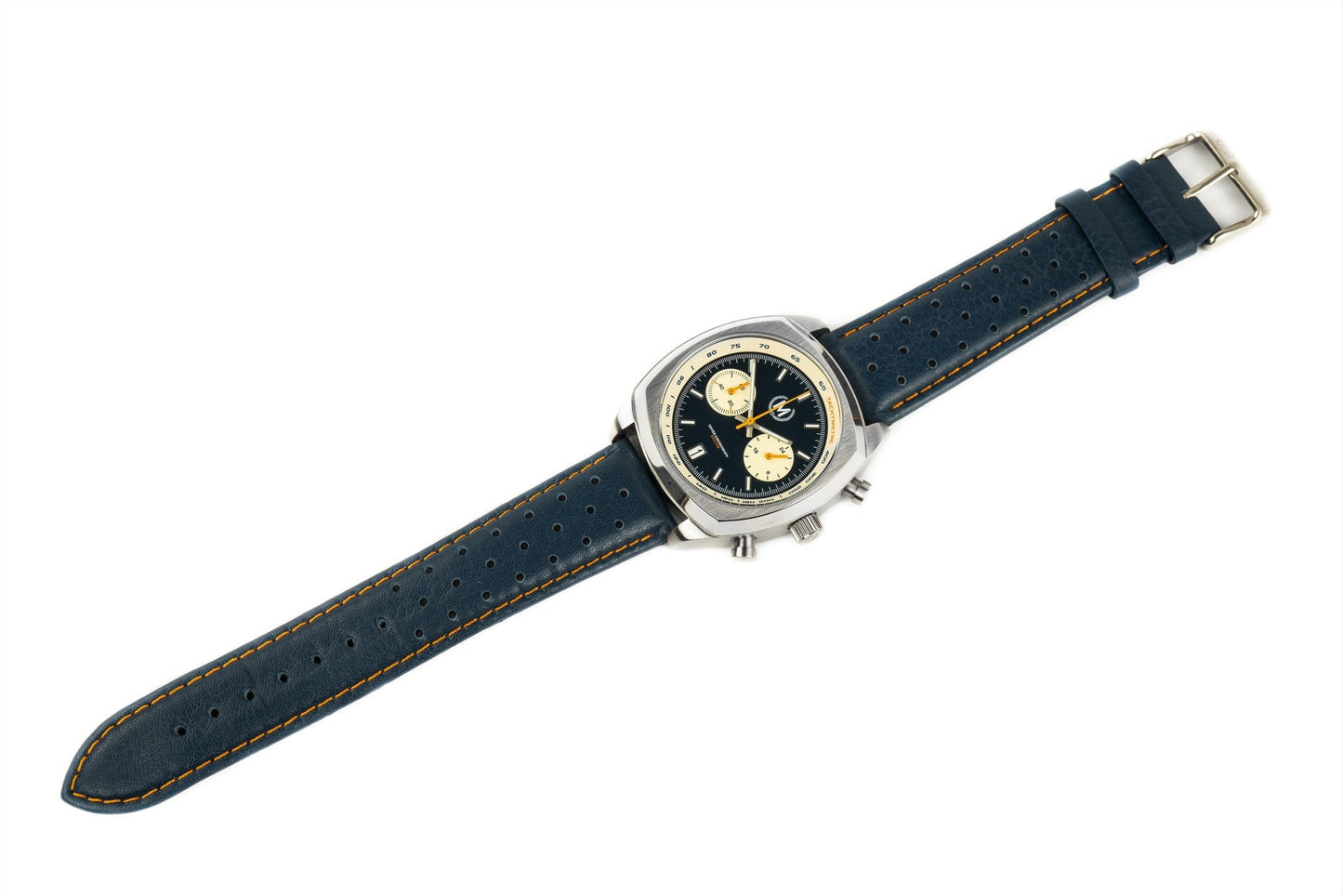 Driver Chronograph MKII Quartz, Blue Reverse Panda (PRE-ORDER NOW)