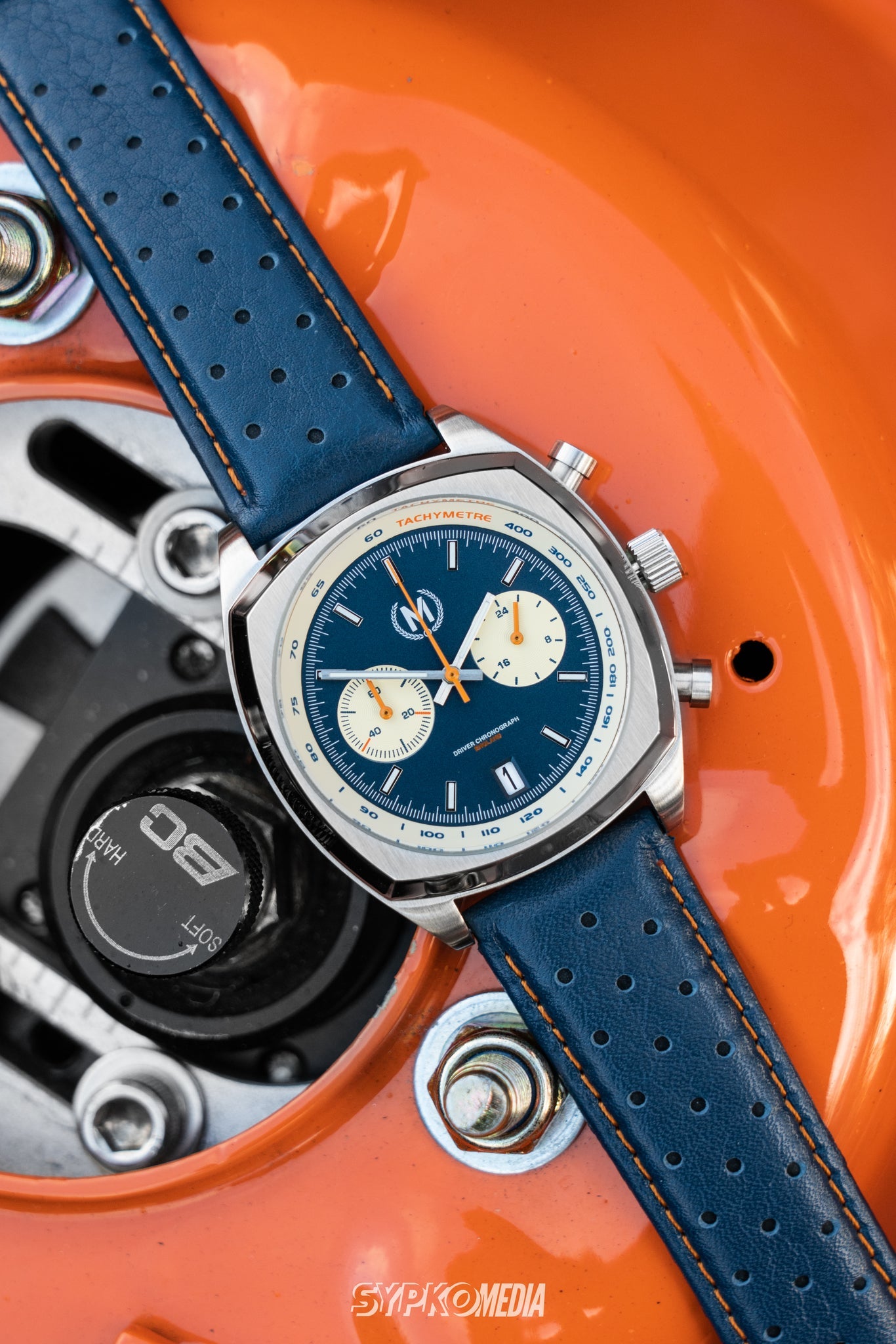 Driver Chronograph MKII Quartz, Blue Reverse Panda (PRE-ORDER NOW)
