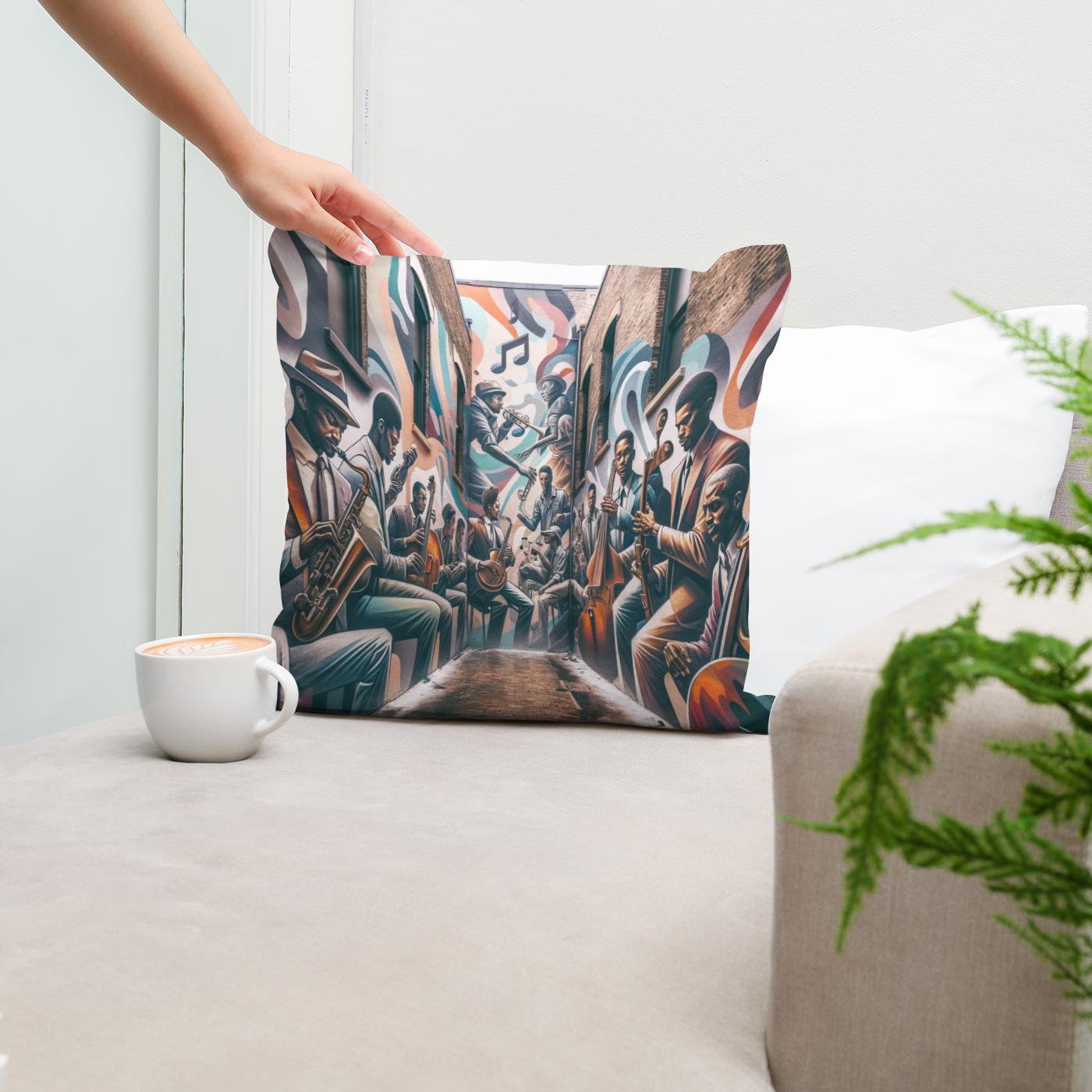 Melodic Alley Cotton Cushion