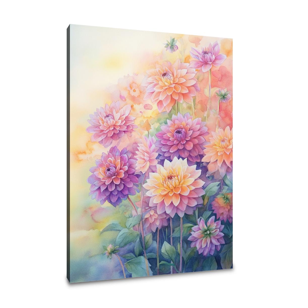 Dahlia Serenity Canvas