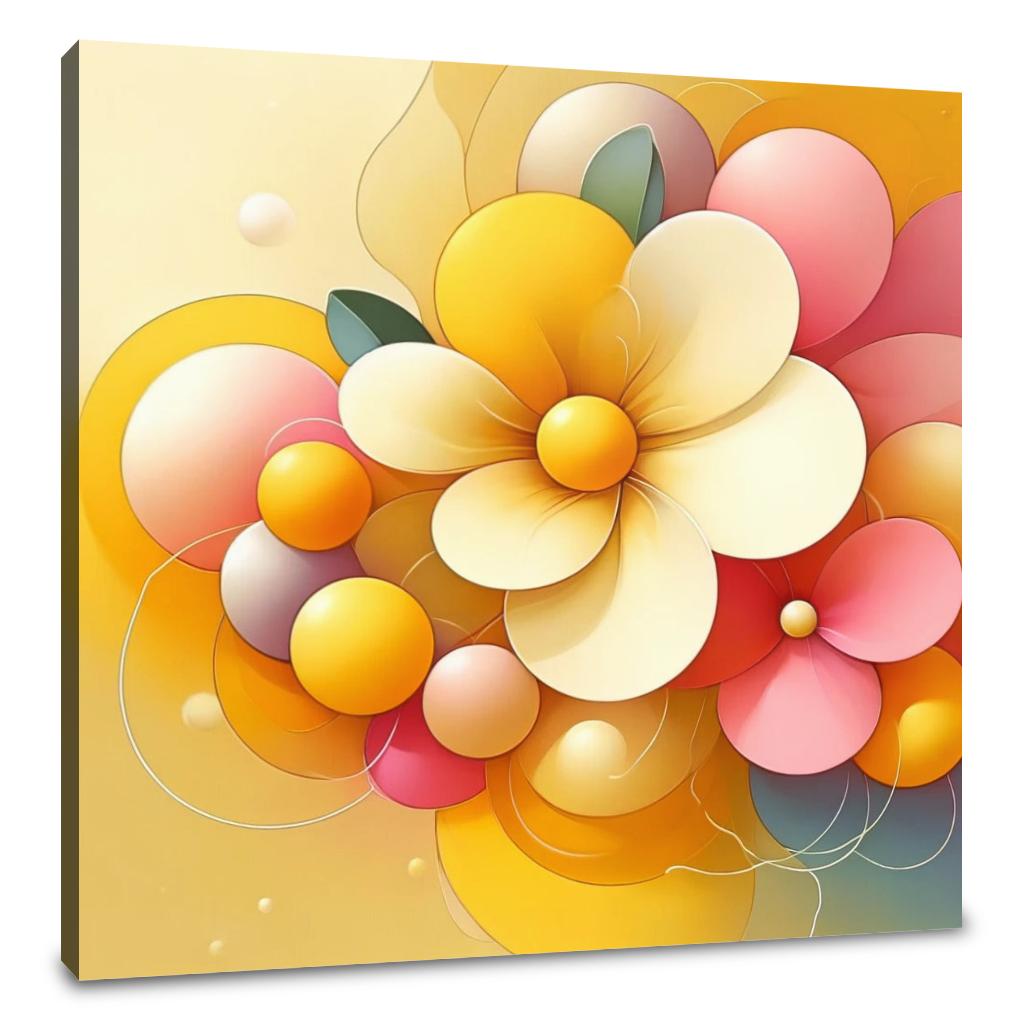 Happiness Bloomed Canvas