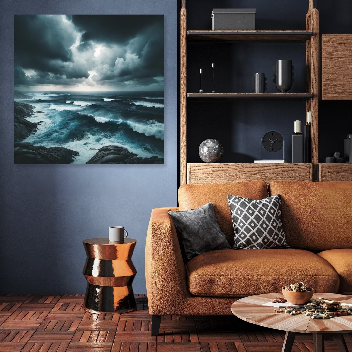 Stormy Seascape Canvas