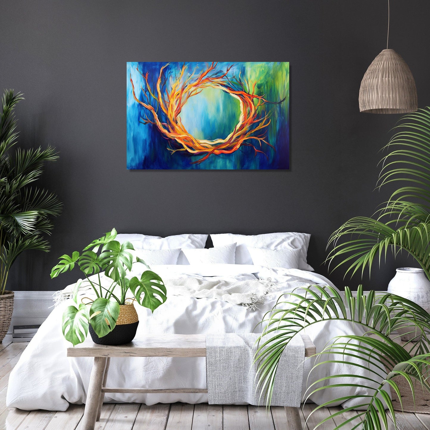 Burning Branches Gateway Canvas