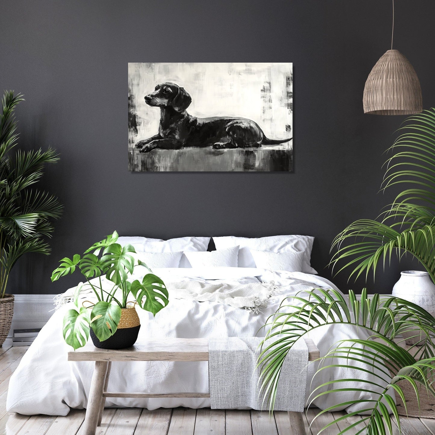 Dappled Dachshund Canvas