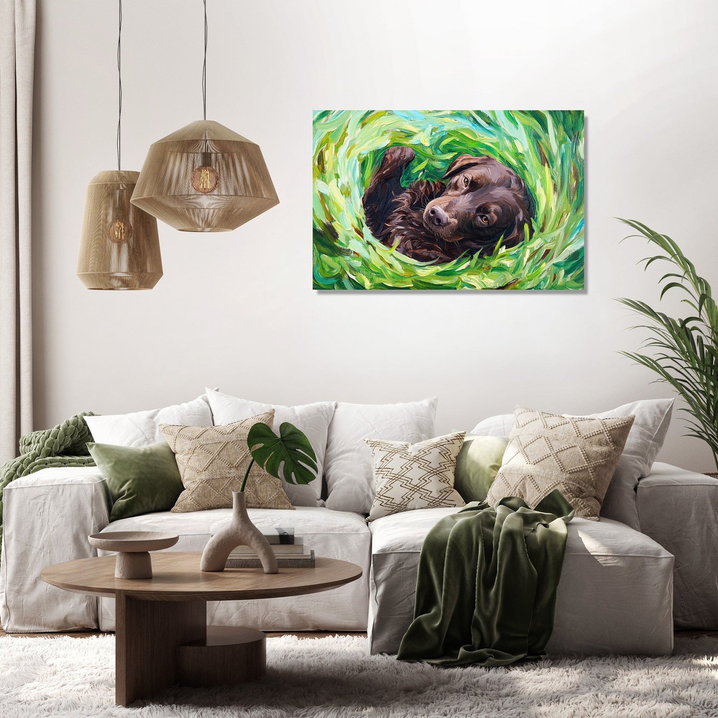 Labrador in Joyful Canvas