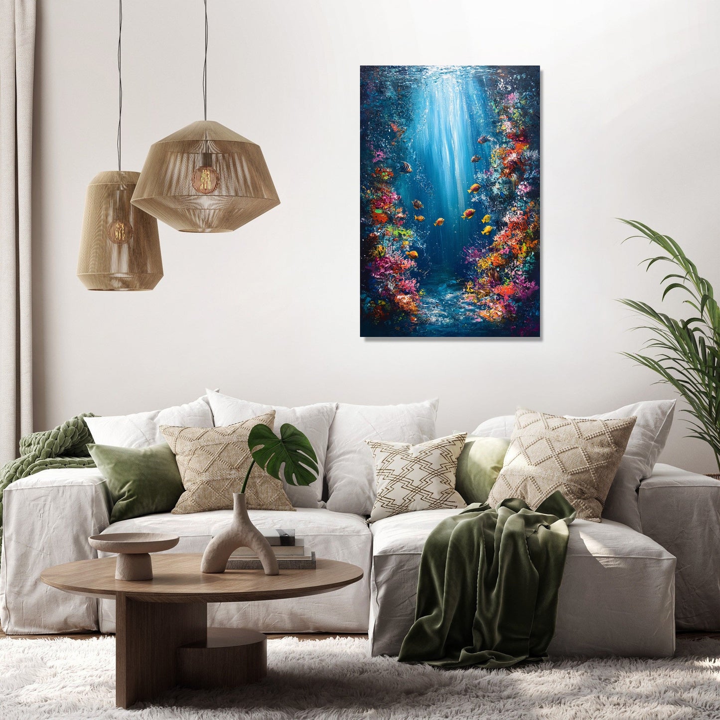 Vibrant Reefs Canvas