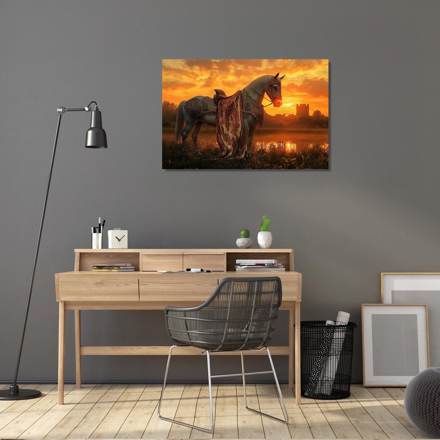 Regal Equine Sunset Canvas