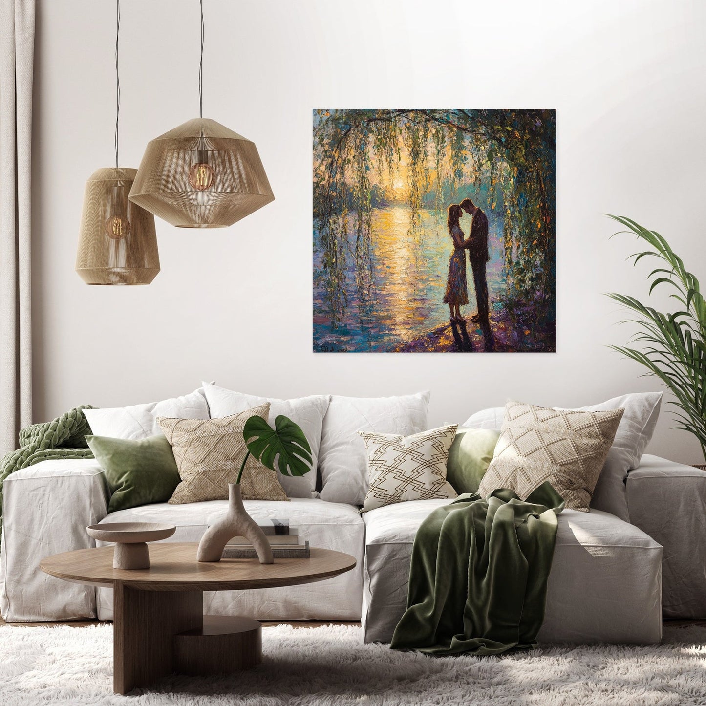 Me and You: Enchanted Lovers Canvas
