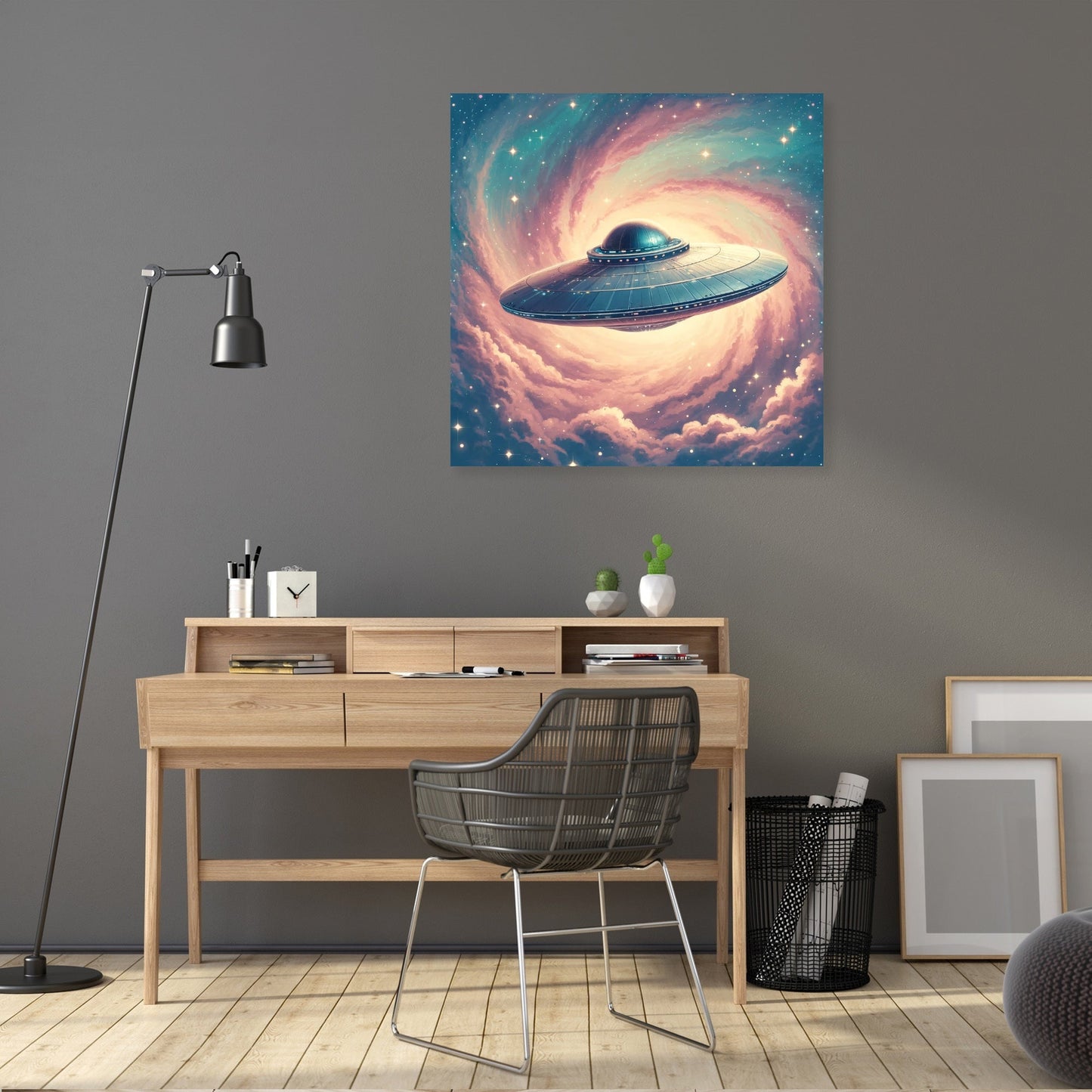 Ethereal UFO Canvas