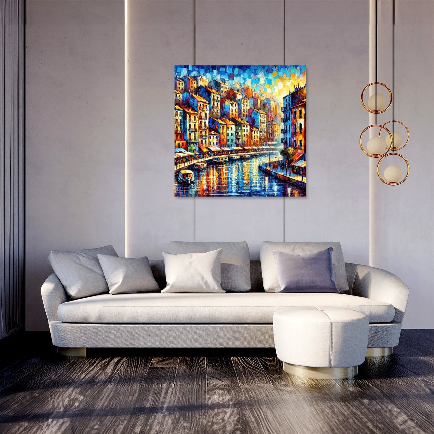 Riverfront Harmony Canvas
