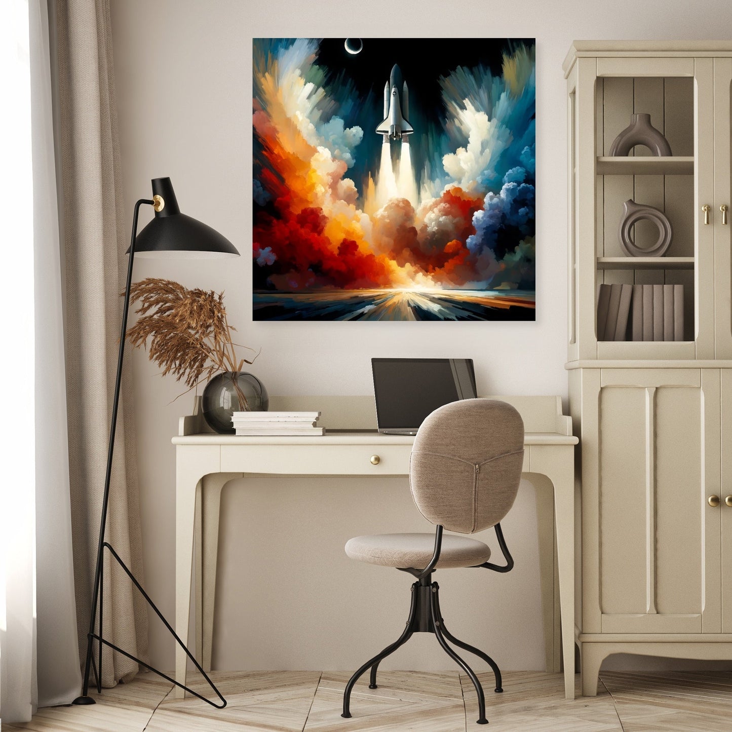 Cosmic Ascent Canvas