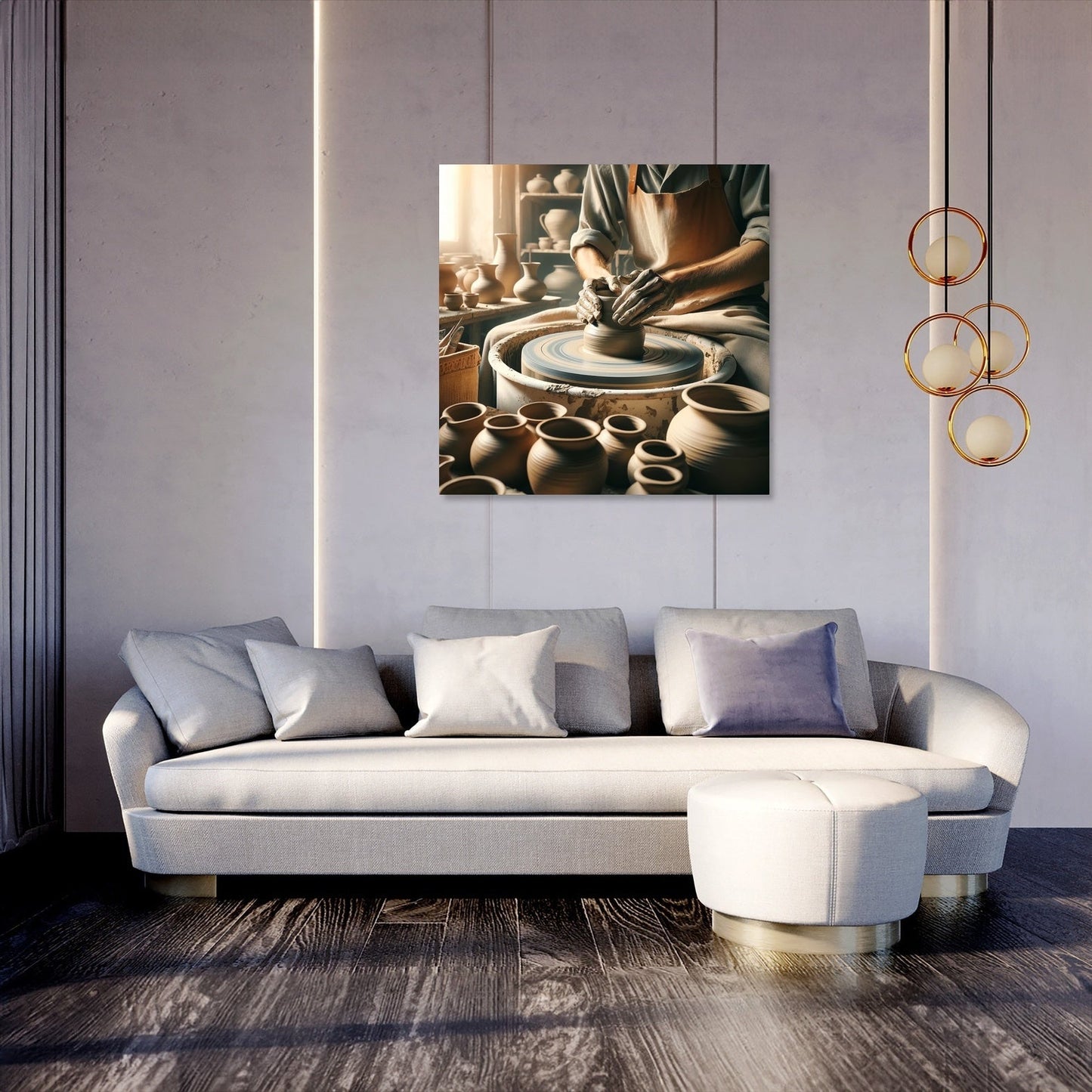 Earthen Hands Canvas