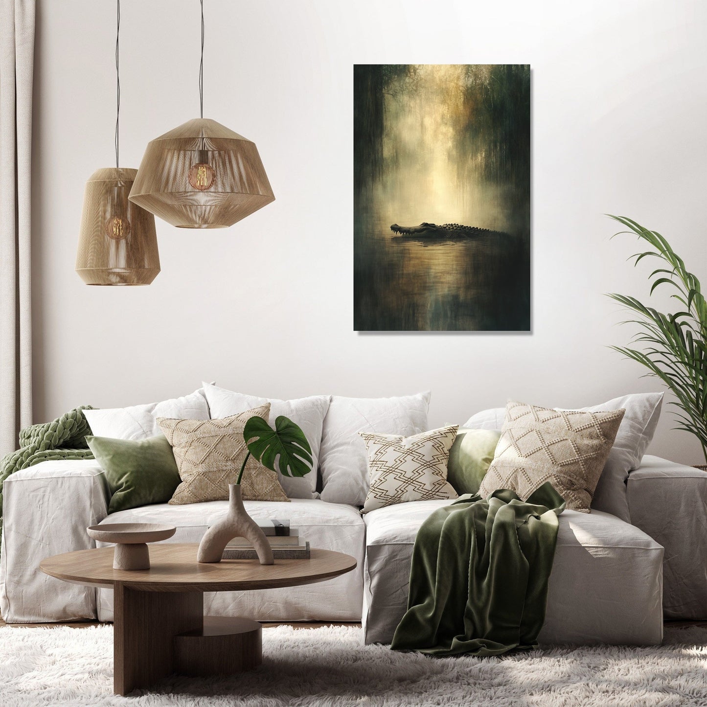 Crocodile Mistafield Canvas