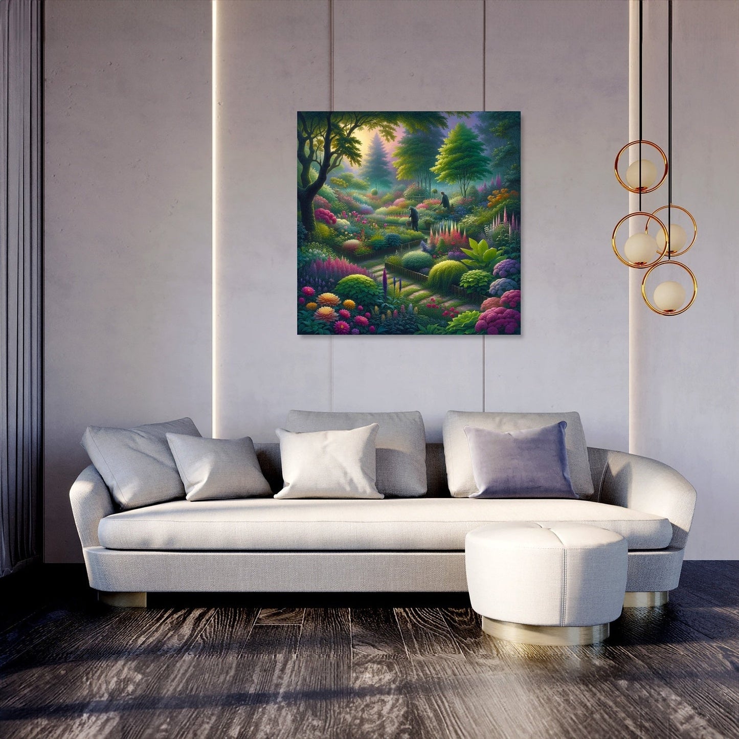 Dawn Garden Canvas