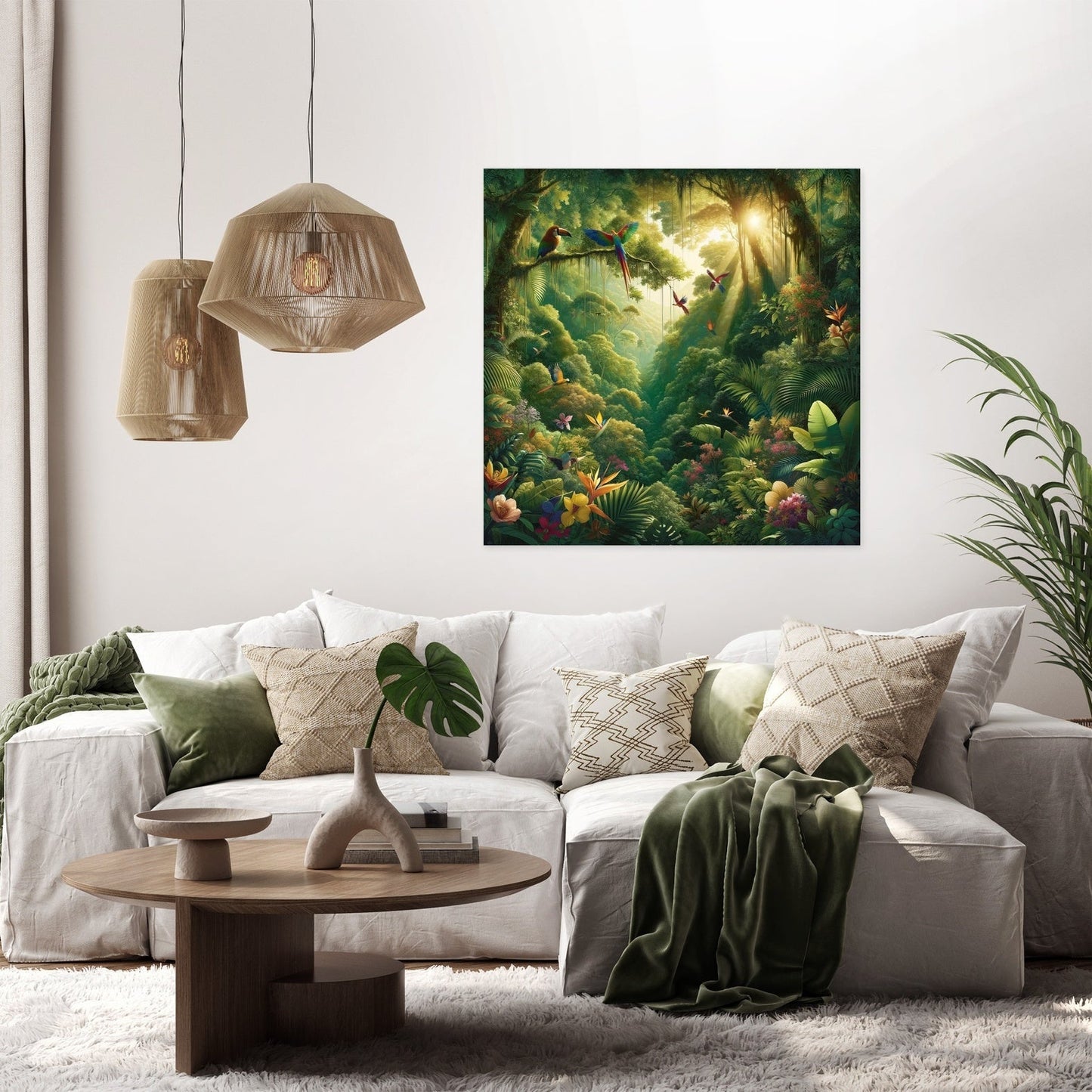 Verdant Canopy Canvas