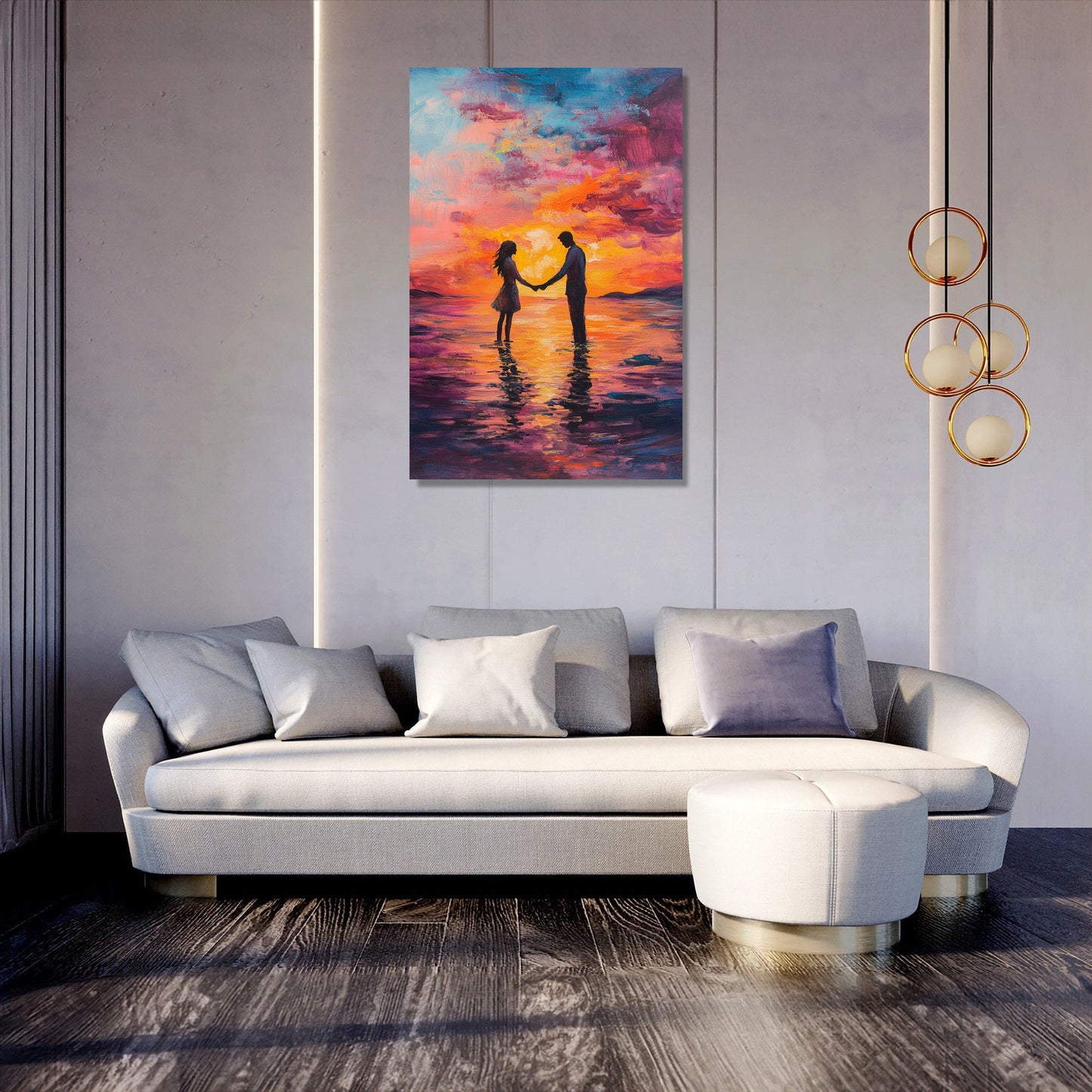 Sunset Silhouette Canvas