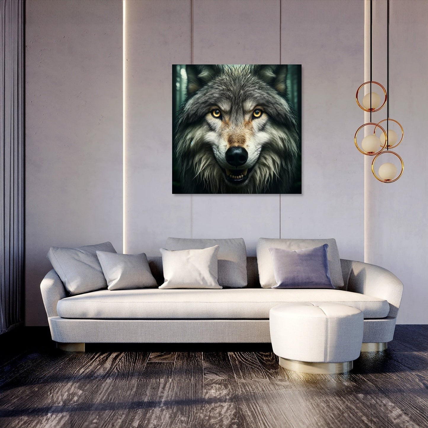 Wolf Gaze Canvas
