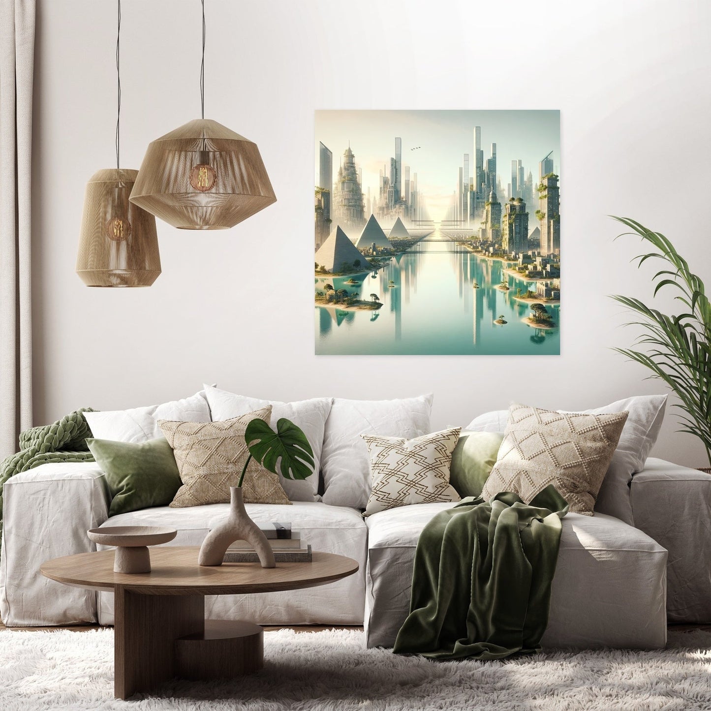 Timeless City Reflections Canvas