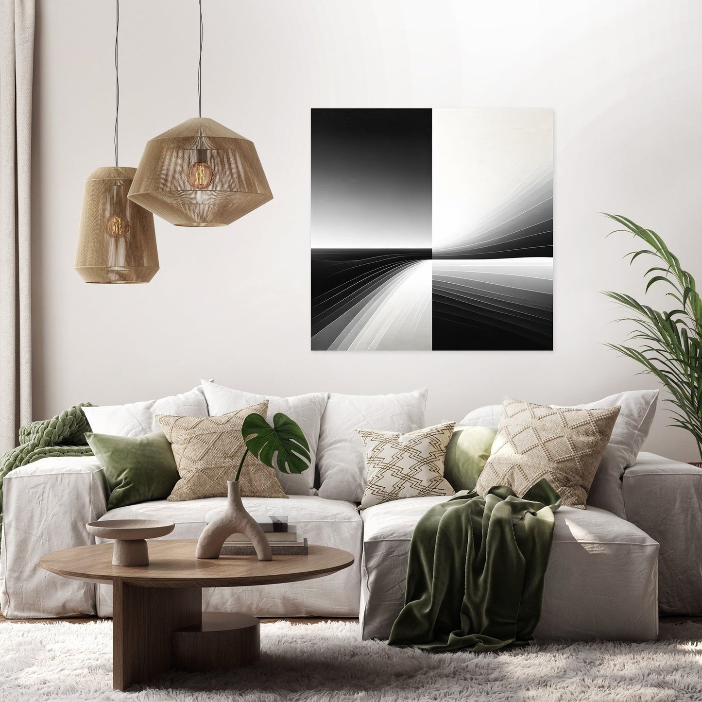 Contrasts in Harmony Canvas