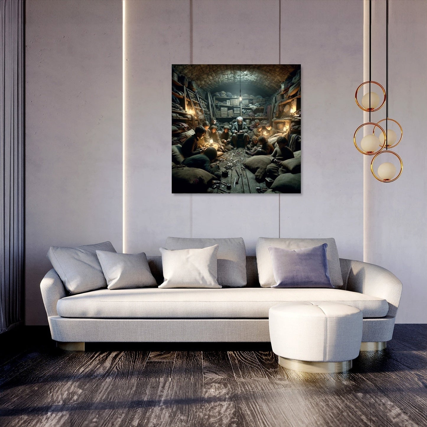 The Thief's Den Canvas