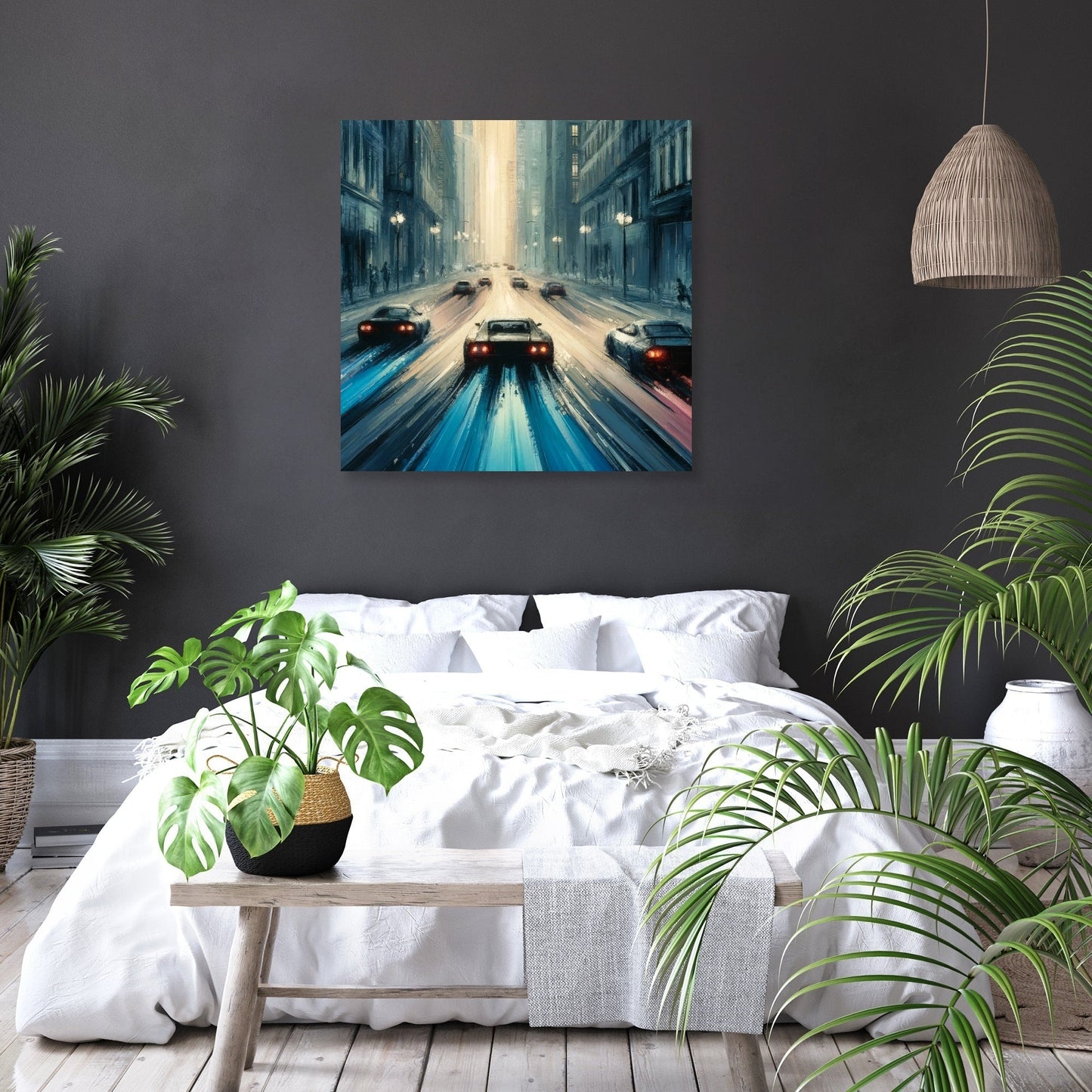 Rivals in the Narrow City Canvas