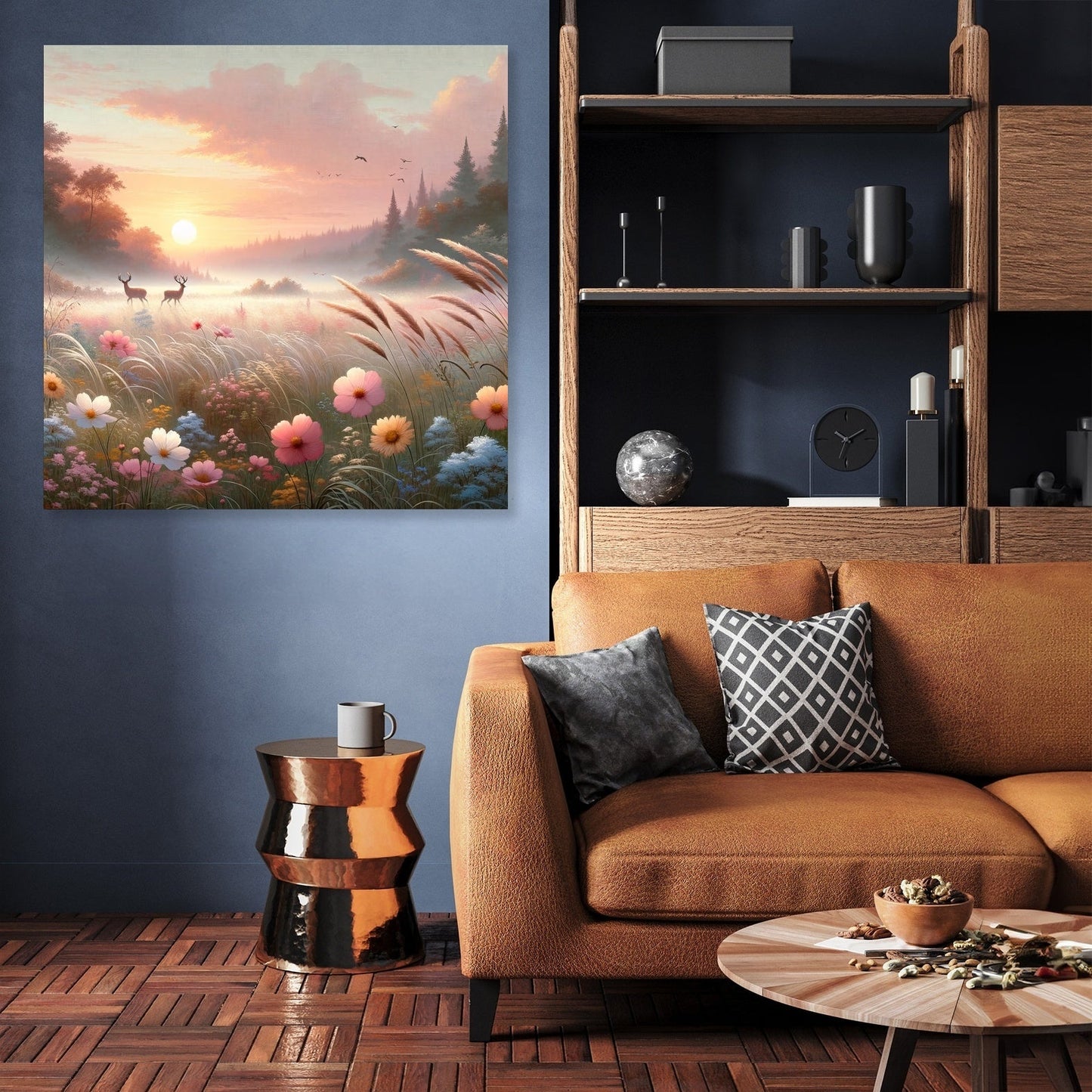 Sunrise Meadow Canvas