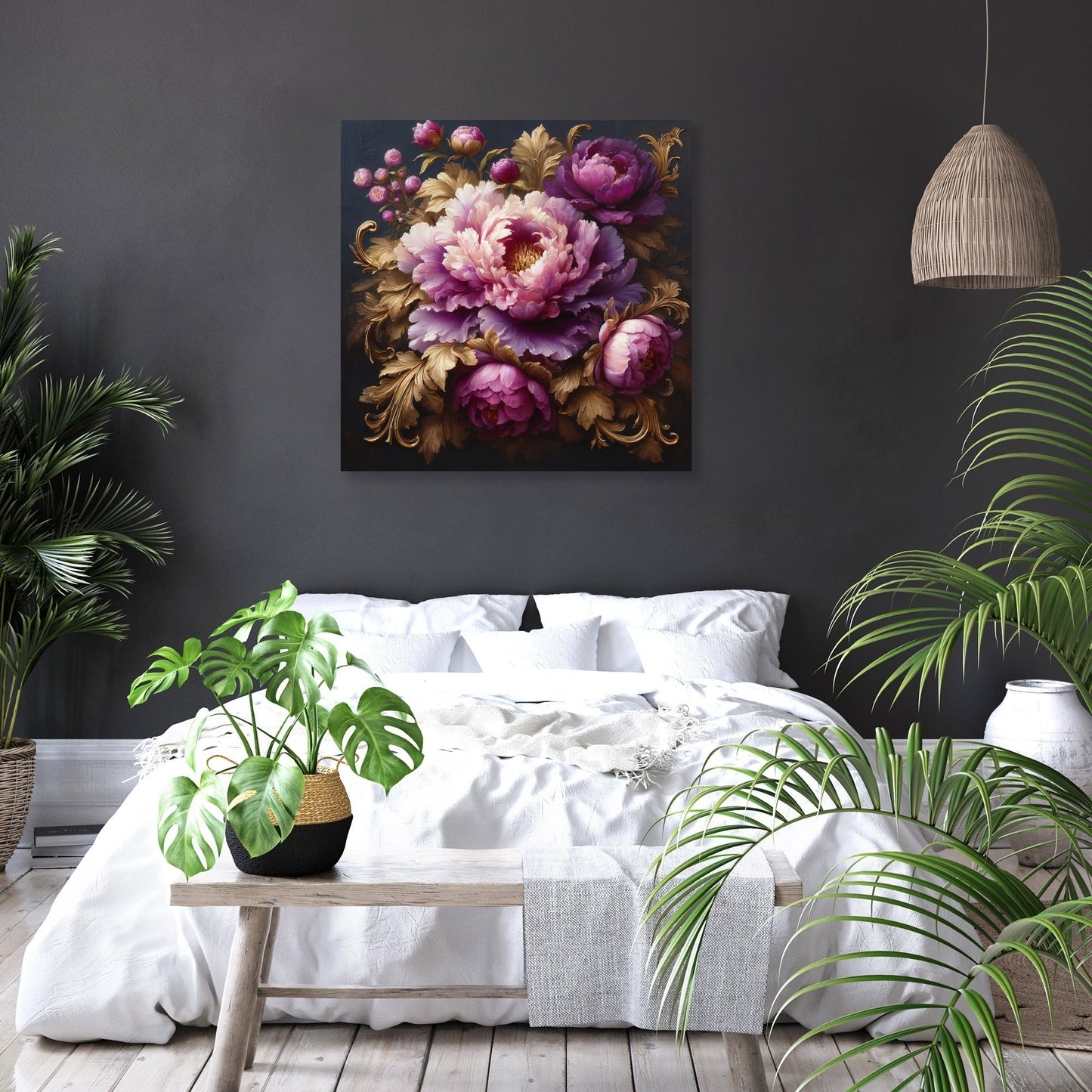 Regal Peony Canvas