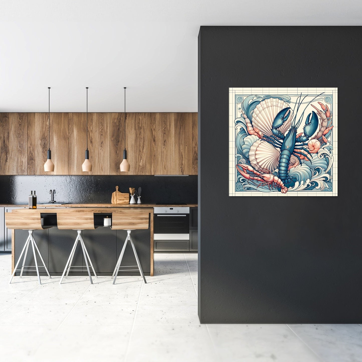 Seafood Splendor Canvas