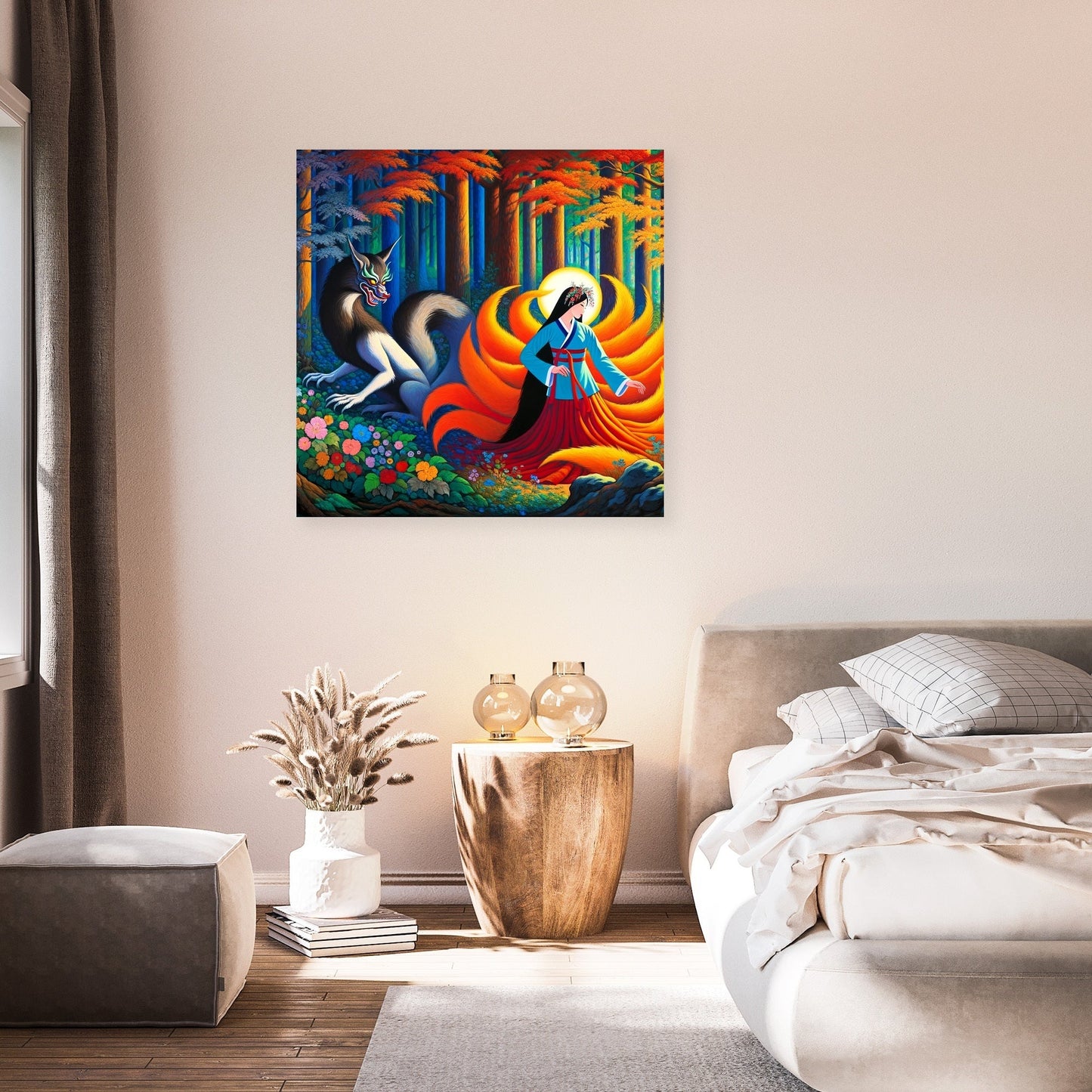 Mythical Transformation Gumiho Canvas