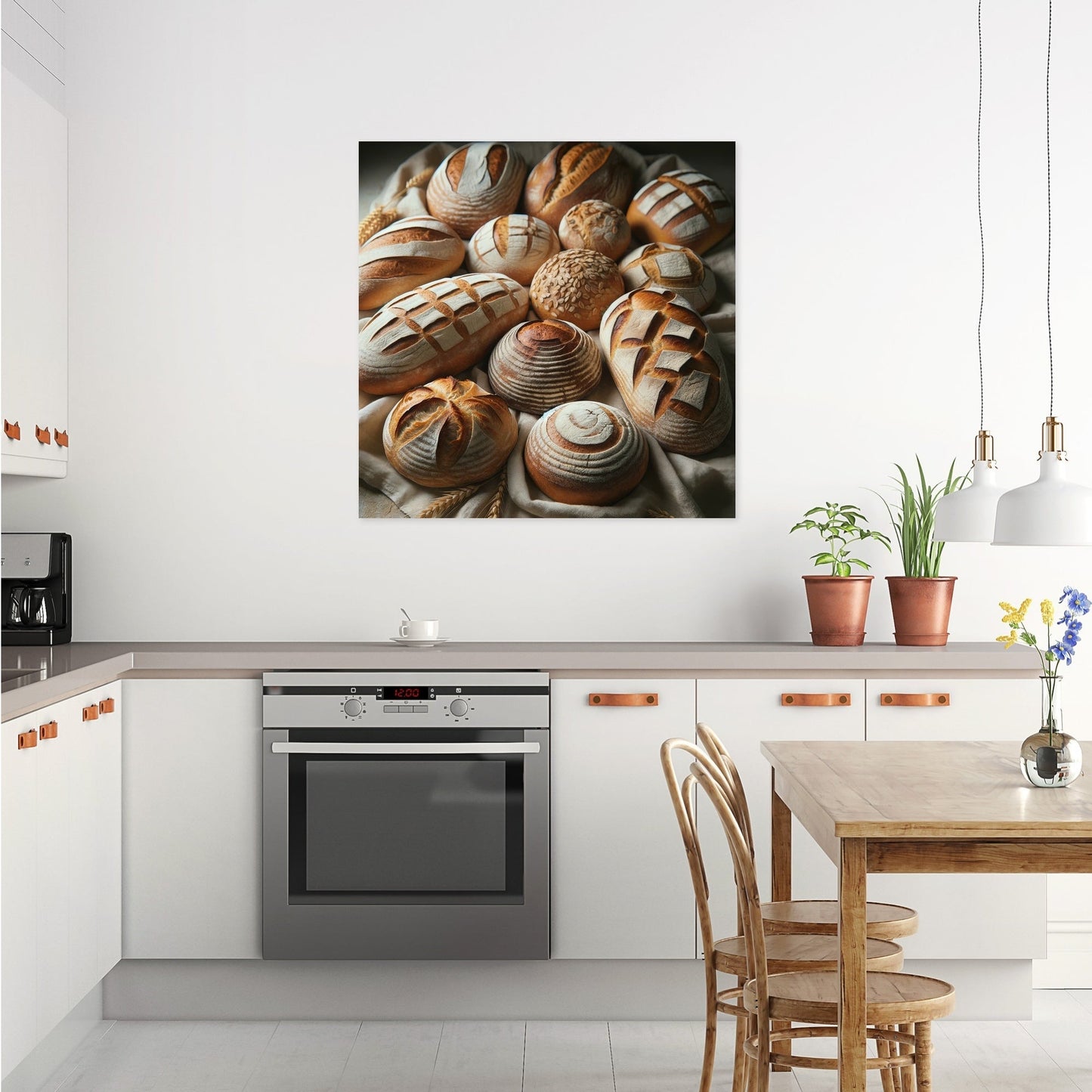 Artisan Bread Array Canvas