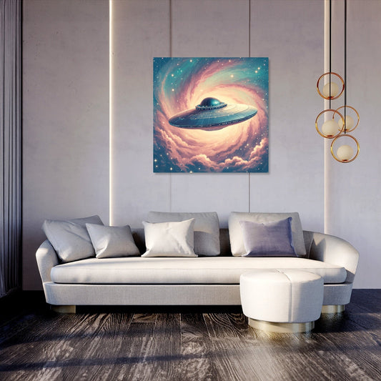 Ethereal UFO Canvas