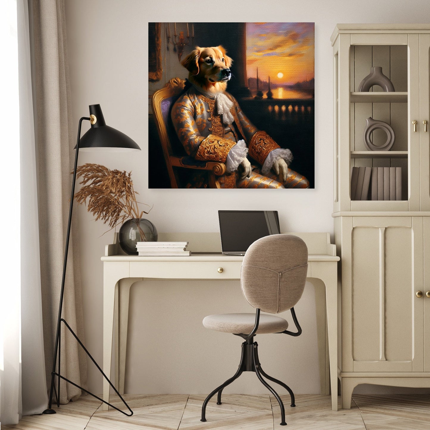 Regal Retriever Royalty Canvas