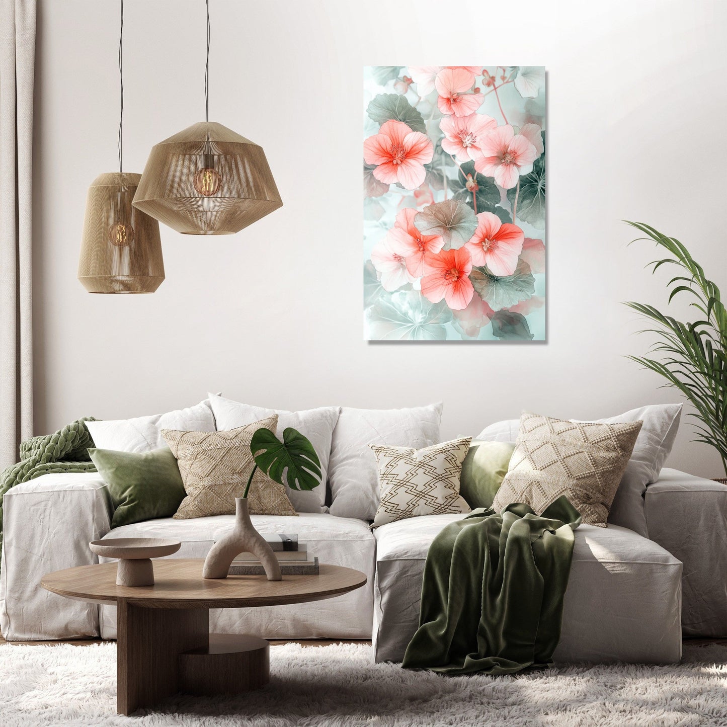 Begonia Dreamscape Canvas