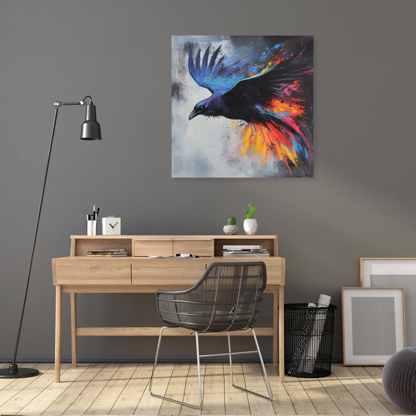 Majestic Raven Dance Canvas