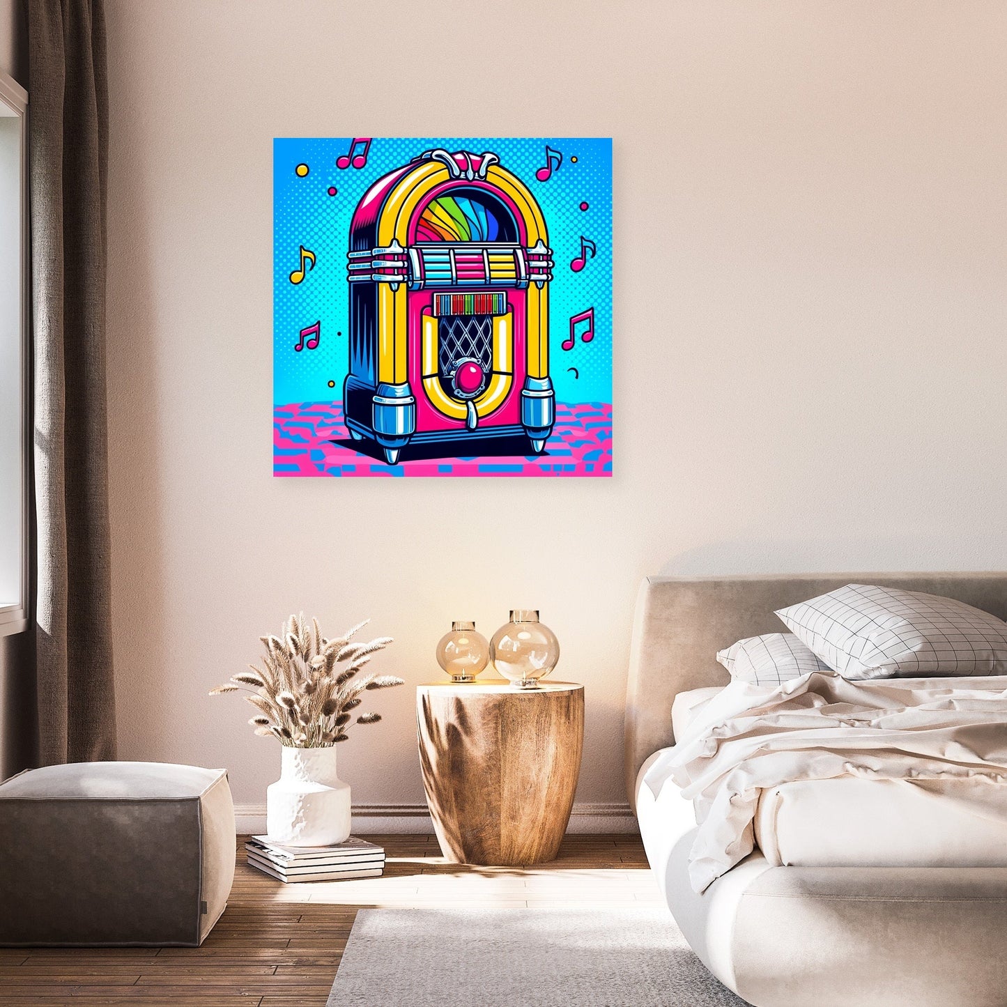 Retro Jukebox Canvas