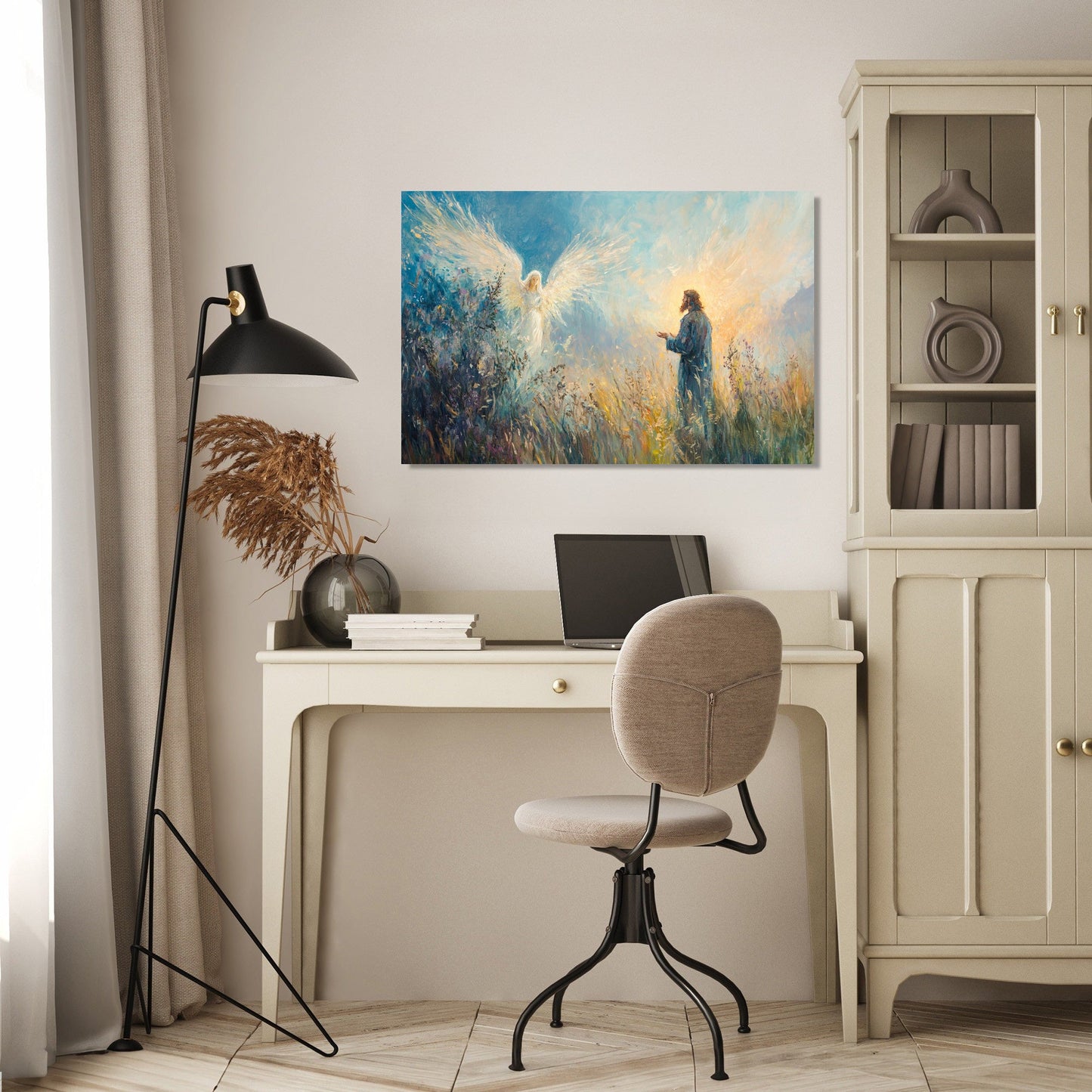 Saint David's Angelic Canvas