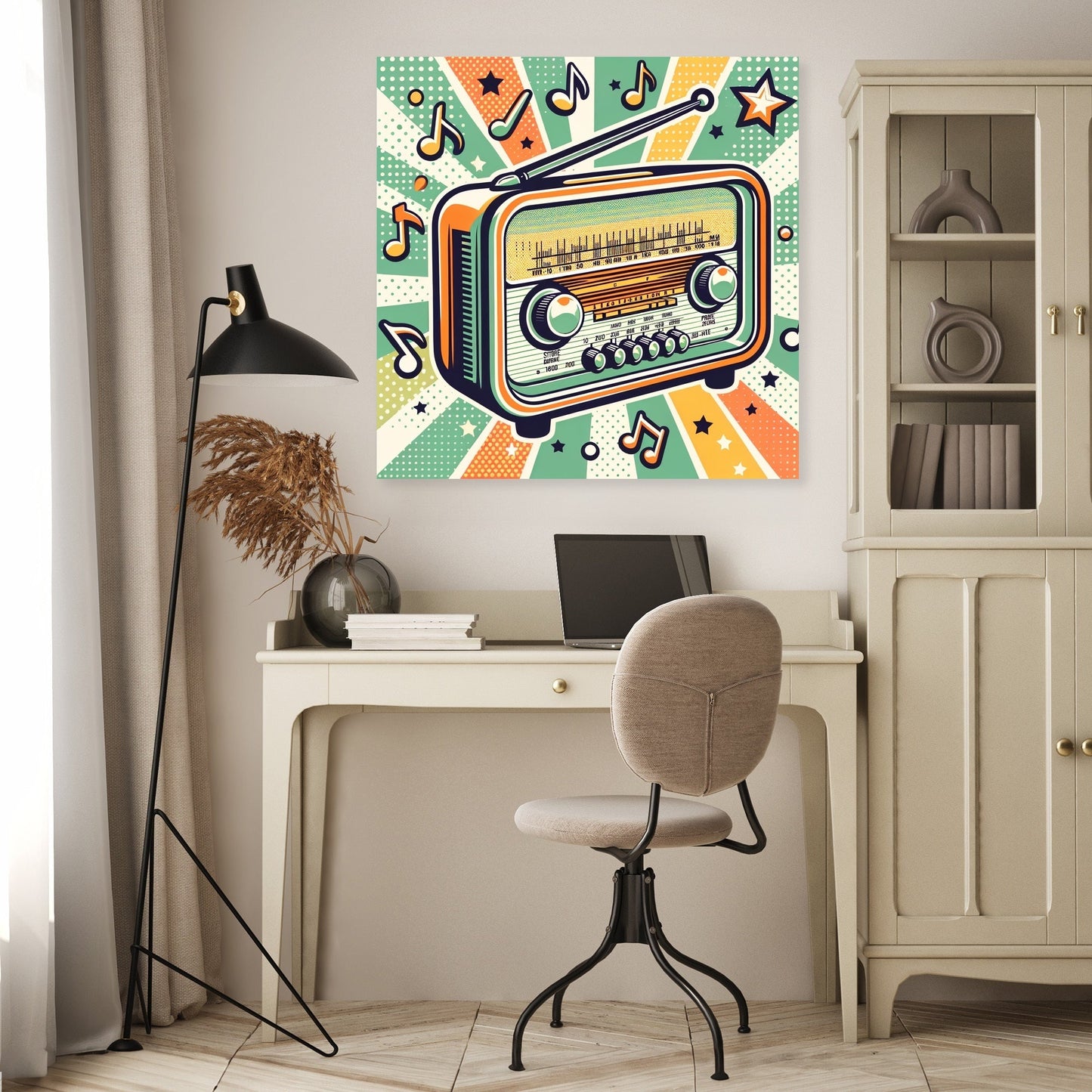 Retro Radio Canvas